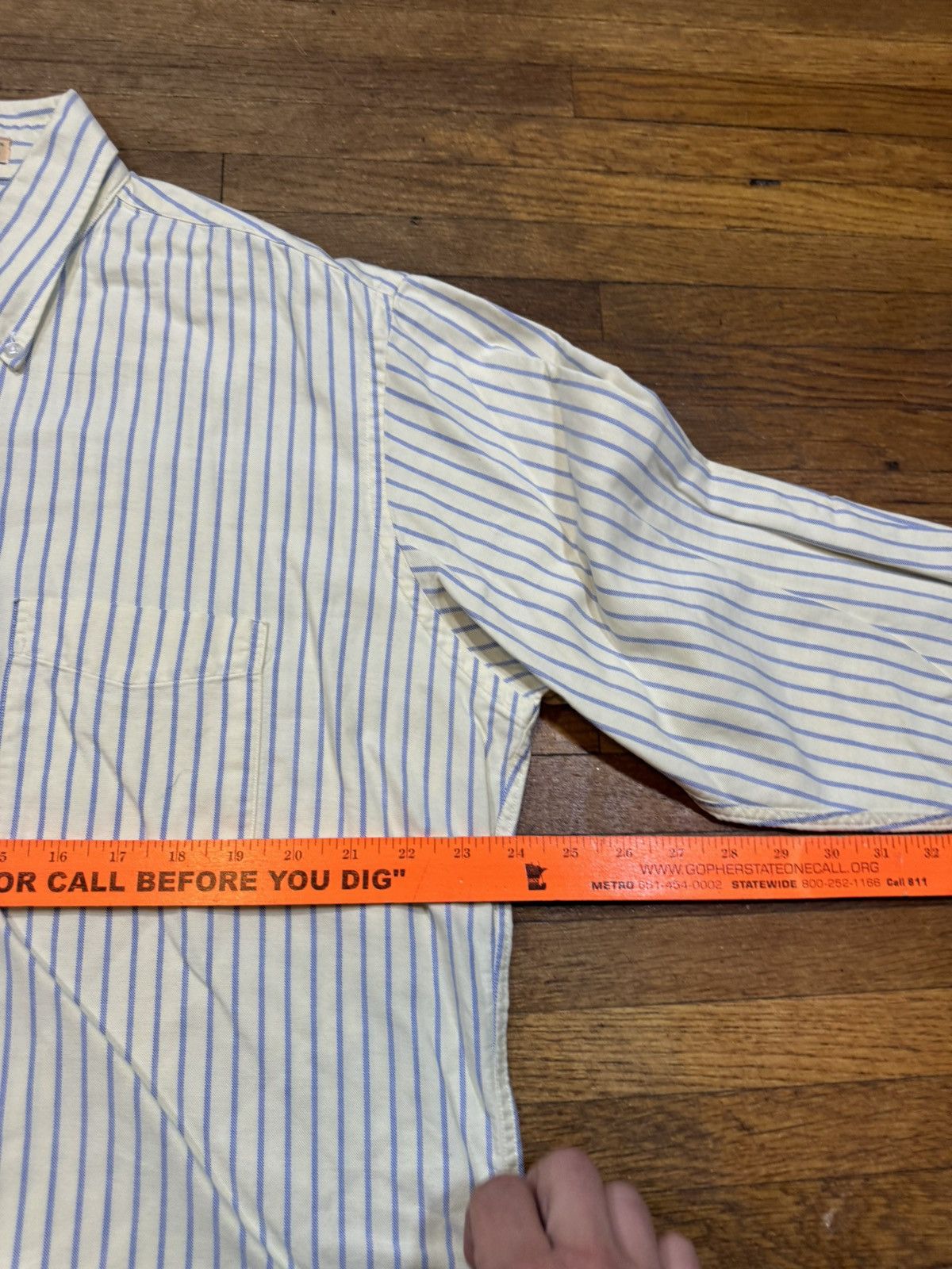 L.L. Bean Vintage L.L. Bean Striped Button Up Shirt Size US XL / EU 56 / 4 - 6 Thumbnail
