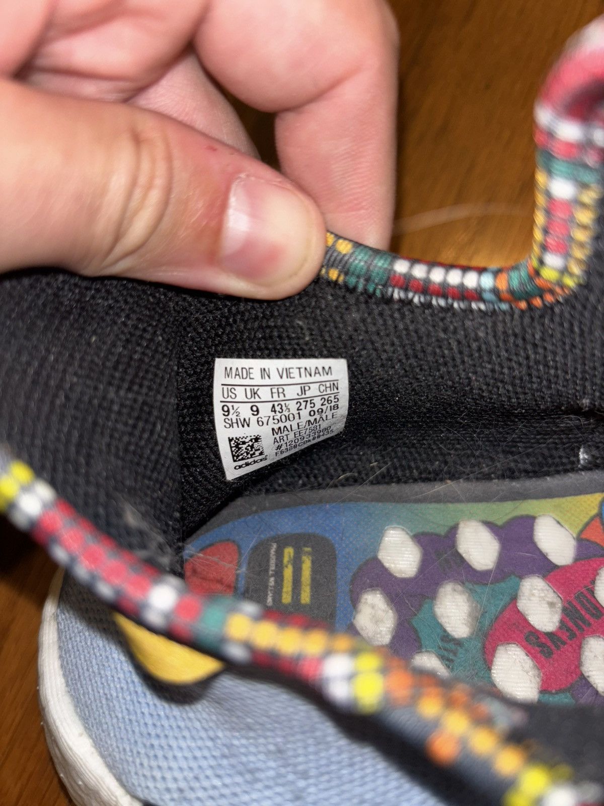 Adidas × Pharrell Adidas x Pharrell NMD Hu Size US 9.5 / EU 42-43 - 5 Thumbnail