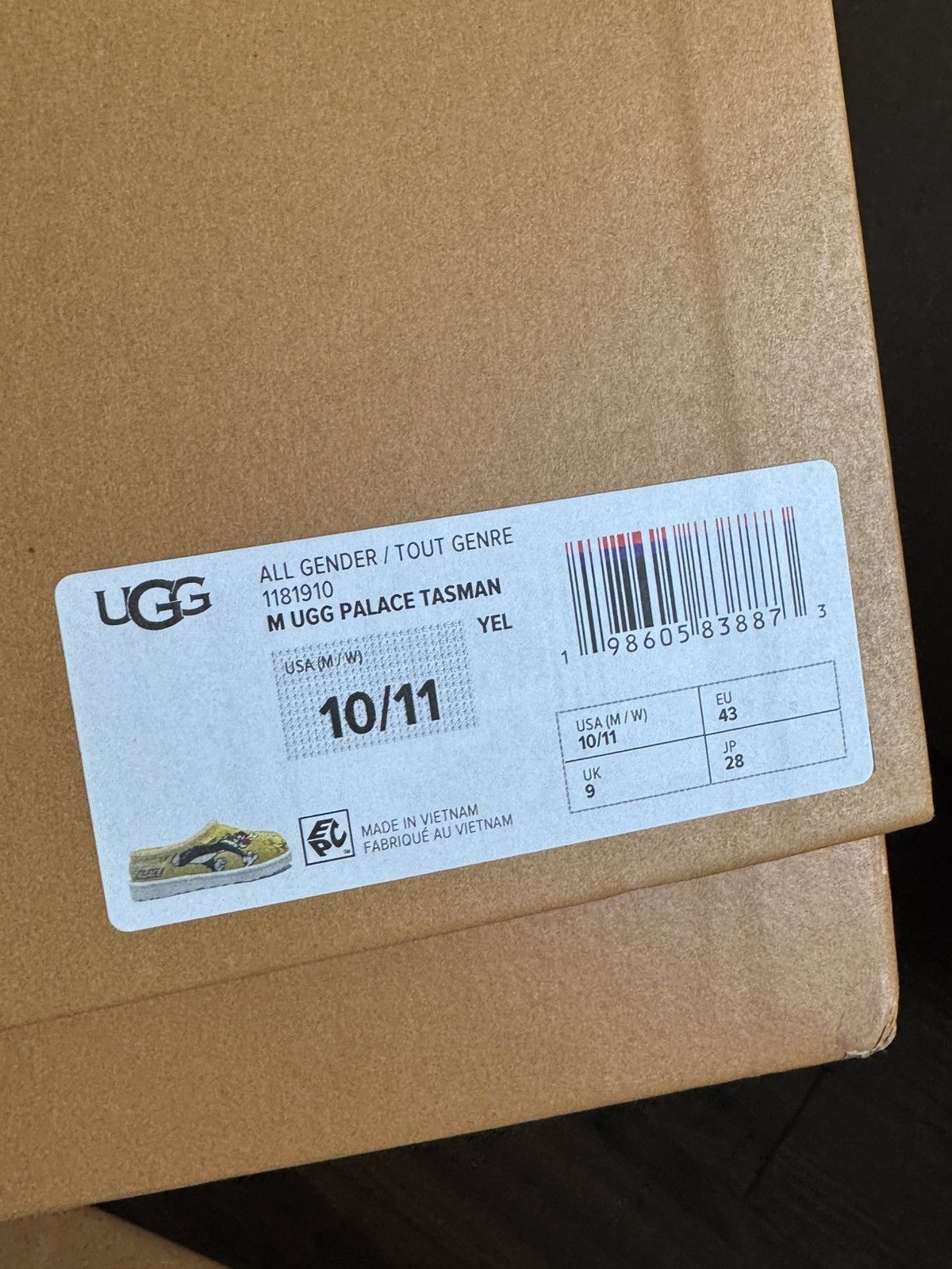 Palace × Umbro 10M / 11W PALACE UGG TASMAN SLIPPER LOONEY TUNES BLACK Size US 10 / EU 43 - 5 Thumbnail
