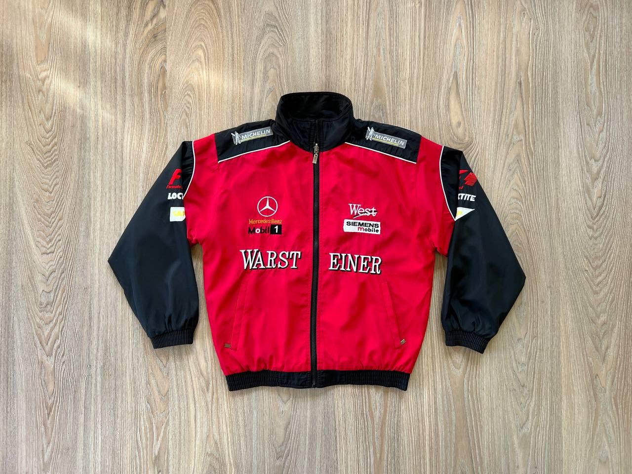 Vintage Mercedes Benz Mclaren Warsteiner Racing Track Jacket