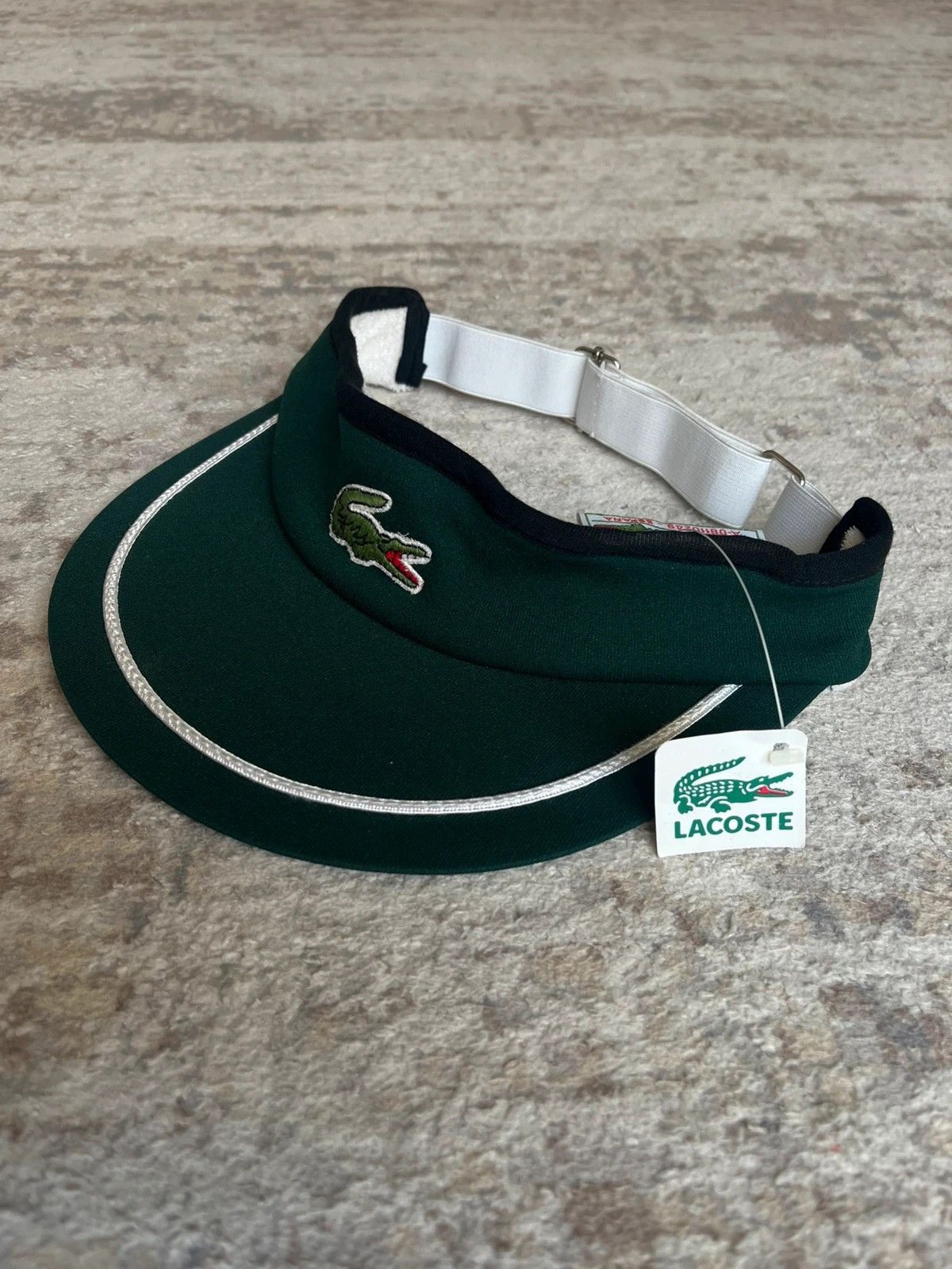 Lacoste Lacoste Chemise Made in Spain Visor Deadstock 90s One Size Size ONE SIZE - 7 Thumbnail