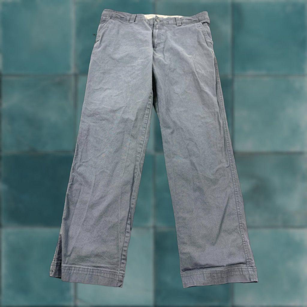 Vintage Columbia Pants Mens 36x32 Gray Regular Fit Chino Slash Pocket Zip Casual Preppy Straight Leg Mid Rise Vintage No Size US 36 / EU 52 - 1 Thumbnail