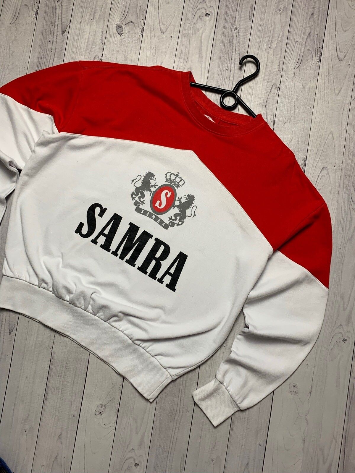 Vintage Vintage Marlboro Samra cigarette sweatshirt big logo rare Size US L / EU 52-54 / 3 - 2 Preview