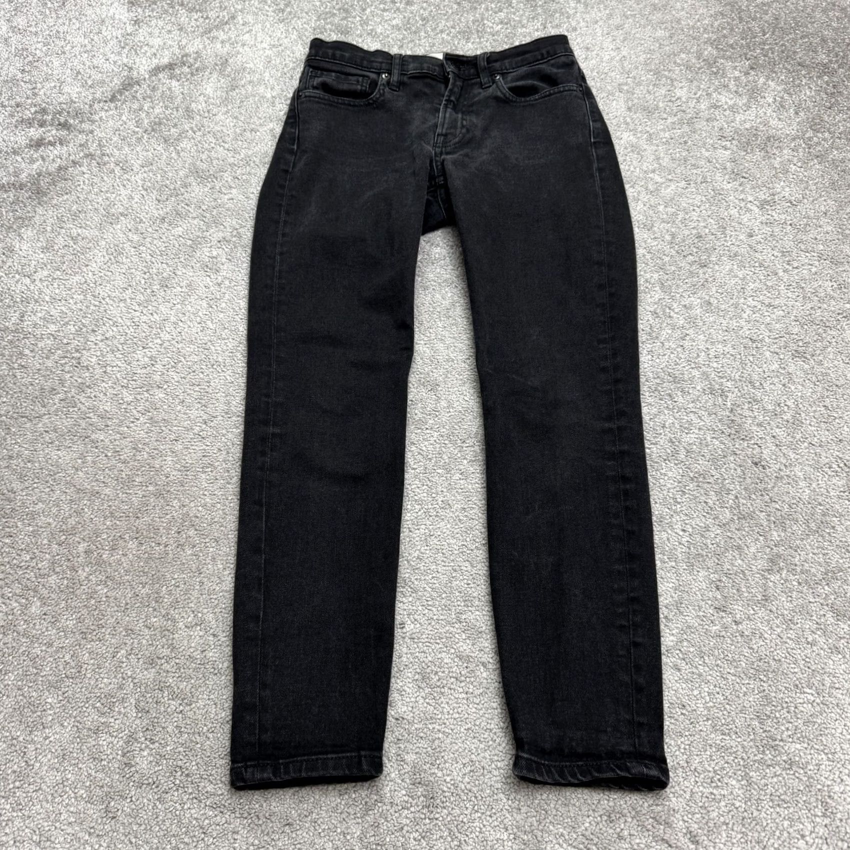 Everlane Everlane Skinny Ankle Denim Jeans Womens 26 Black Mid Rise Cotton Stretch Casual Jeans Size 26" / US 2 / IT 38 - 2 Thumbnail