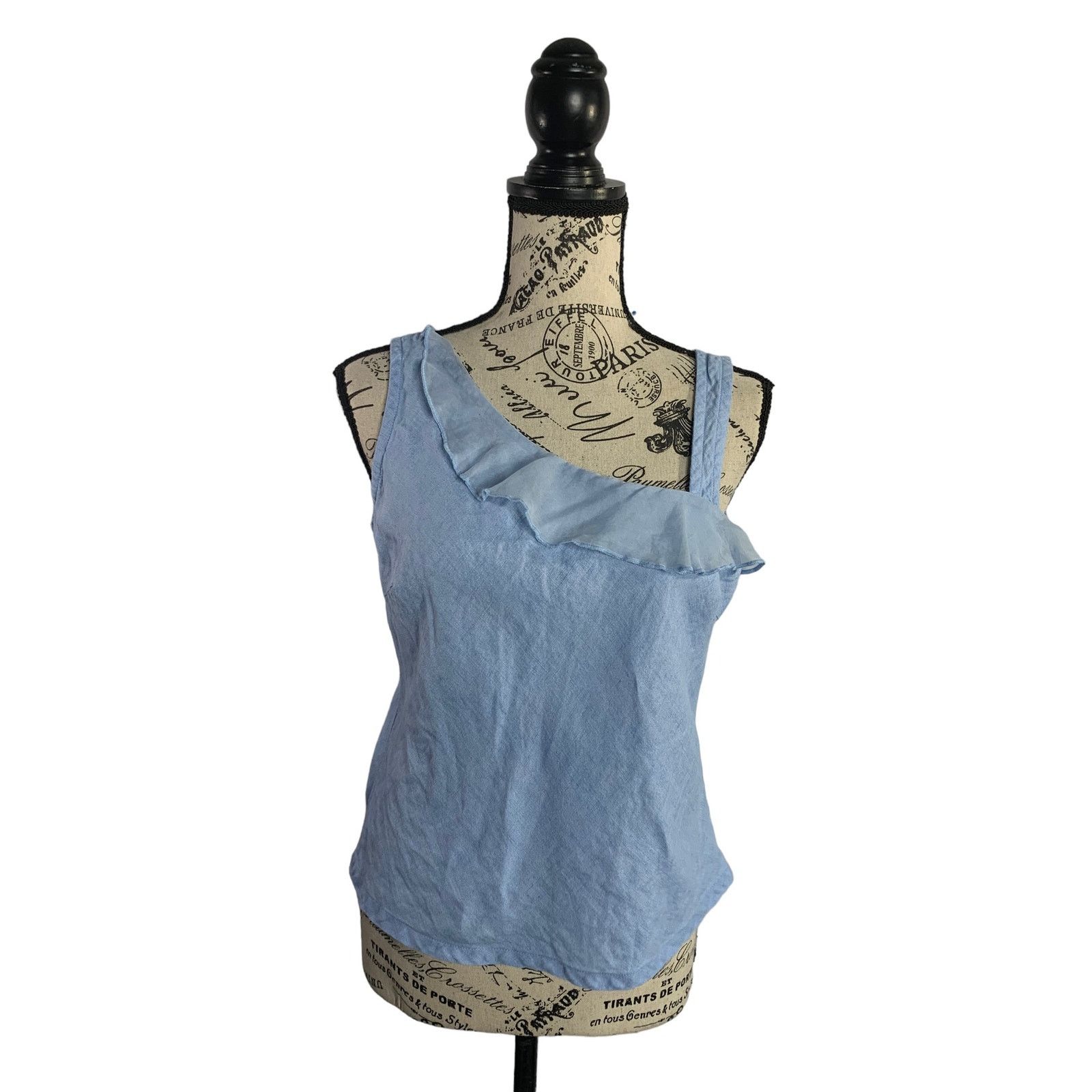 Willi Smith Willi Smith Tank Top 100% Linen Side Zip Women's size small Size S / US 4 / IT 40 - 1 Thumbnail