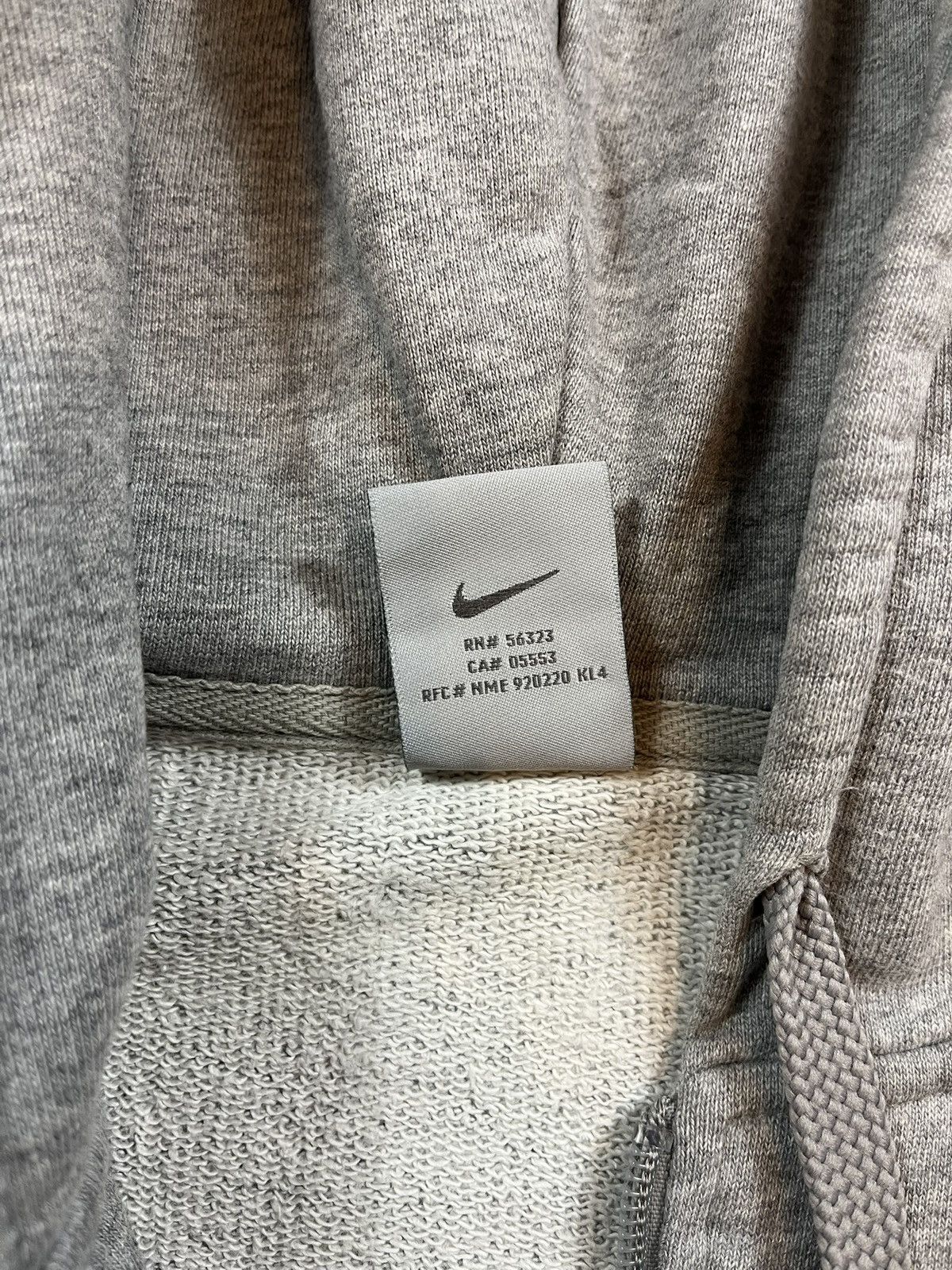 Nike × Vintage 90s Nike Air Vintage Y2K Oversized Zip Retro Logo Hoodie Size US L / EU 52-54 / 3 - 4 Thumbnail