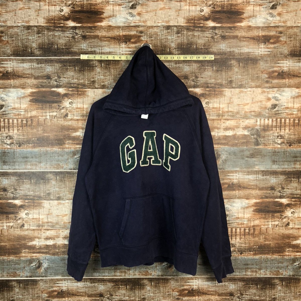 Gap Gap vintage spellout Dark Blue Hoodie #A2003 Size US M / EU 48-50 / 2 - 1 Thumbnail