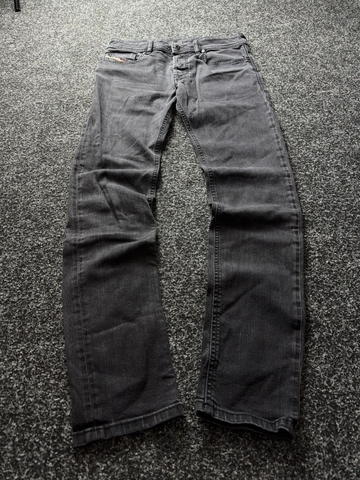 Diesel 00s Diesel Sleenker Black Jeans Slim Skinny Stretch Denim Size US 29 - 1 Thumbnail
