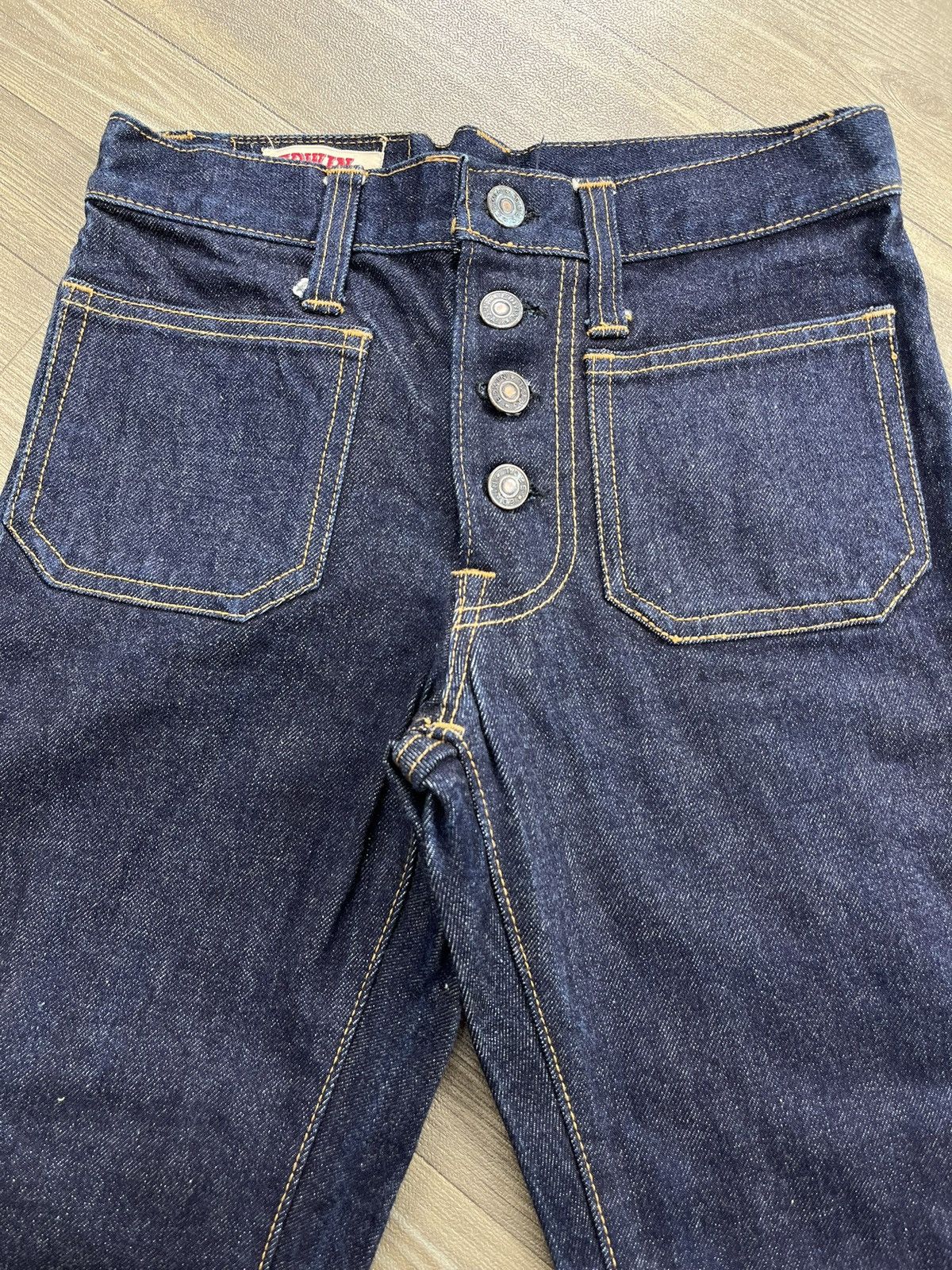 Japanese Brand 2000s Edwin 1014 TT Ifsixwasnine Lgb Style Flared Jeans Size US 27 - 6 Thumbnail
