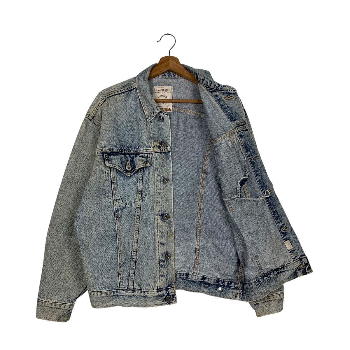 Japanese Brand AMERICAN’S FINEST JEANS Stone Wash Denim Jacket #2037-C88 Size US M / EU 48-50 / 2 - 7 Thumbnail