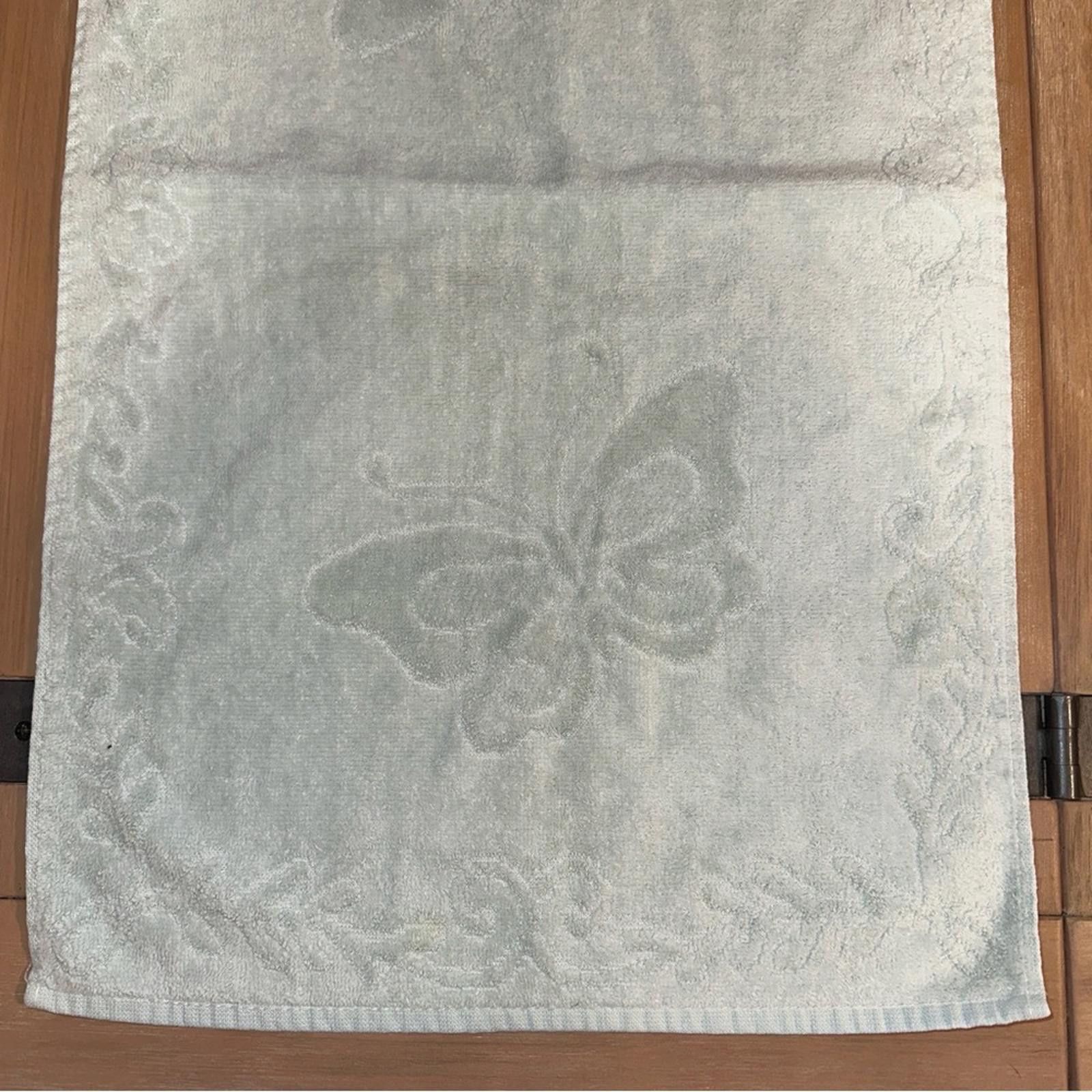 Canon Vintage Cannon Royal Family Butterfly Hand Towel Soft Cotton Size ONE SIZE - 1 Thumbnail