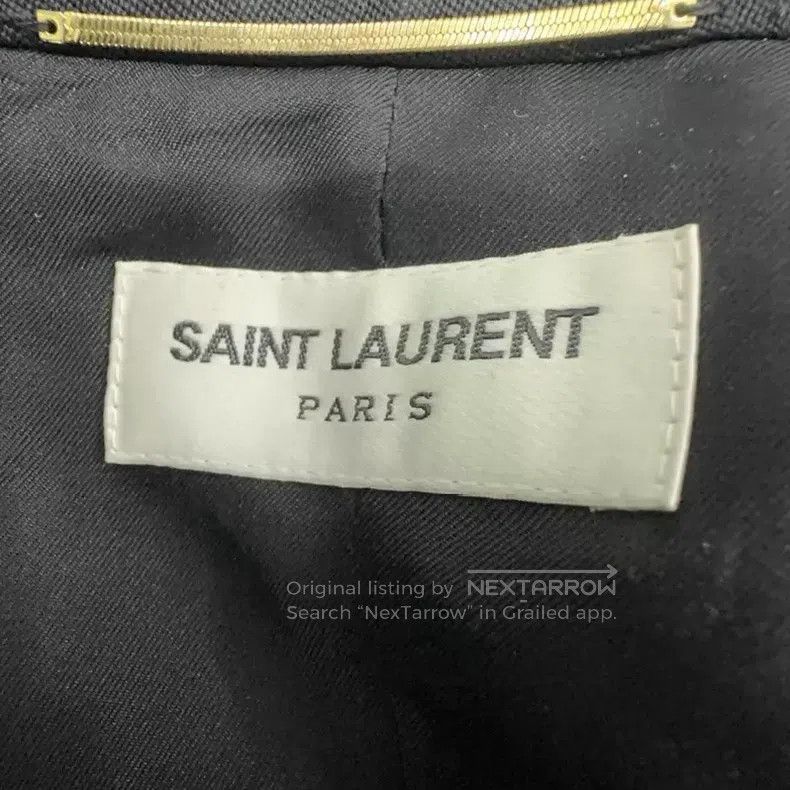 Saint Laurent Paris Saint Laurent Paris Black Coat i Size XS / US 0-2 / IT 36-38 - 4 Thumbnail