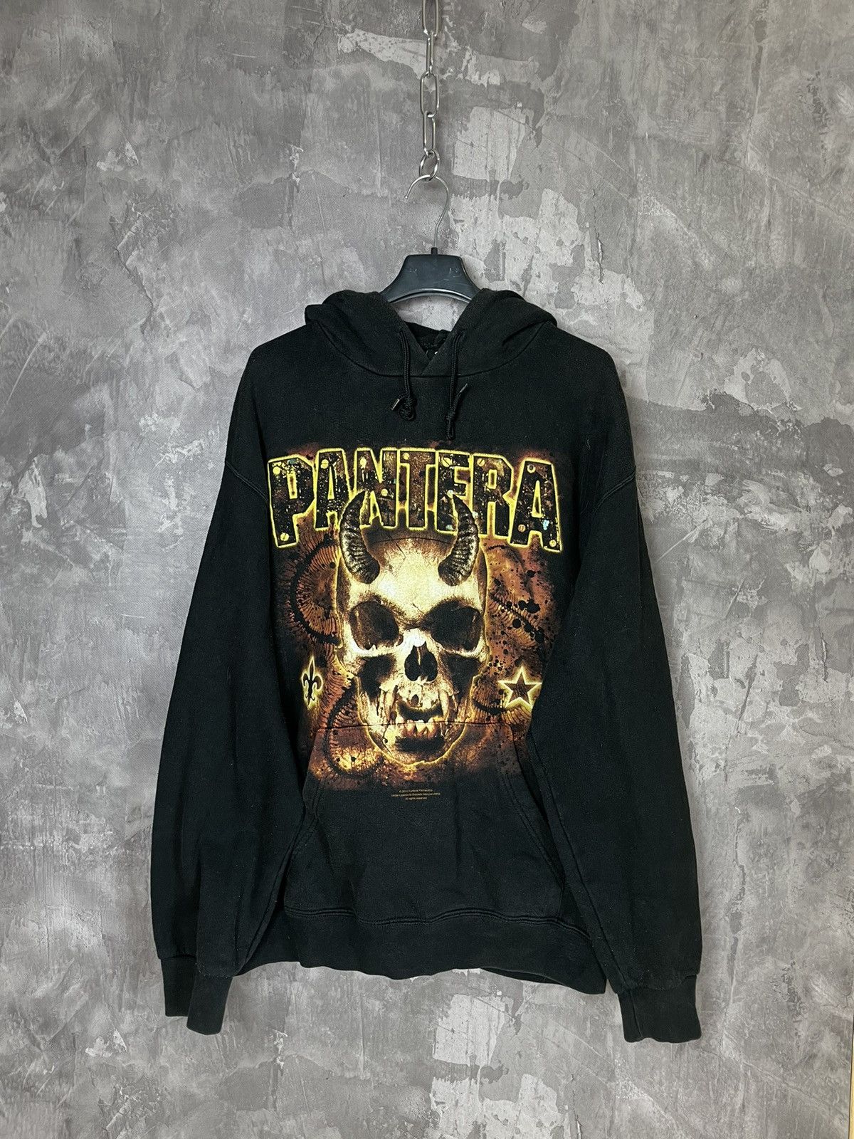 Band Tees × Vintage Vintage Pantera Unscarred Graphic Logo Print Black Hoodie Size US L / EU 52-54 / 3 - 1 Thumbnail