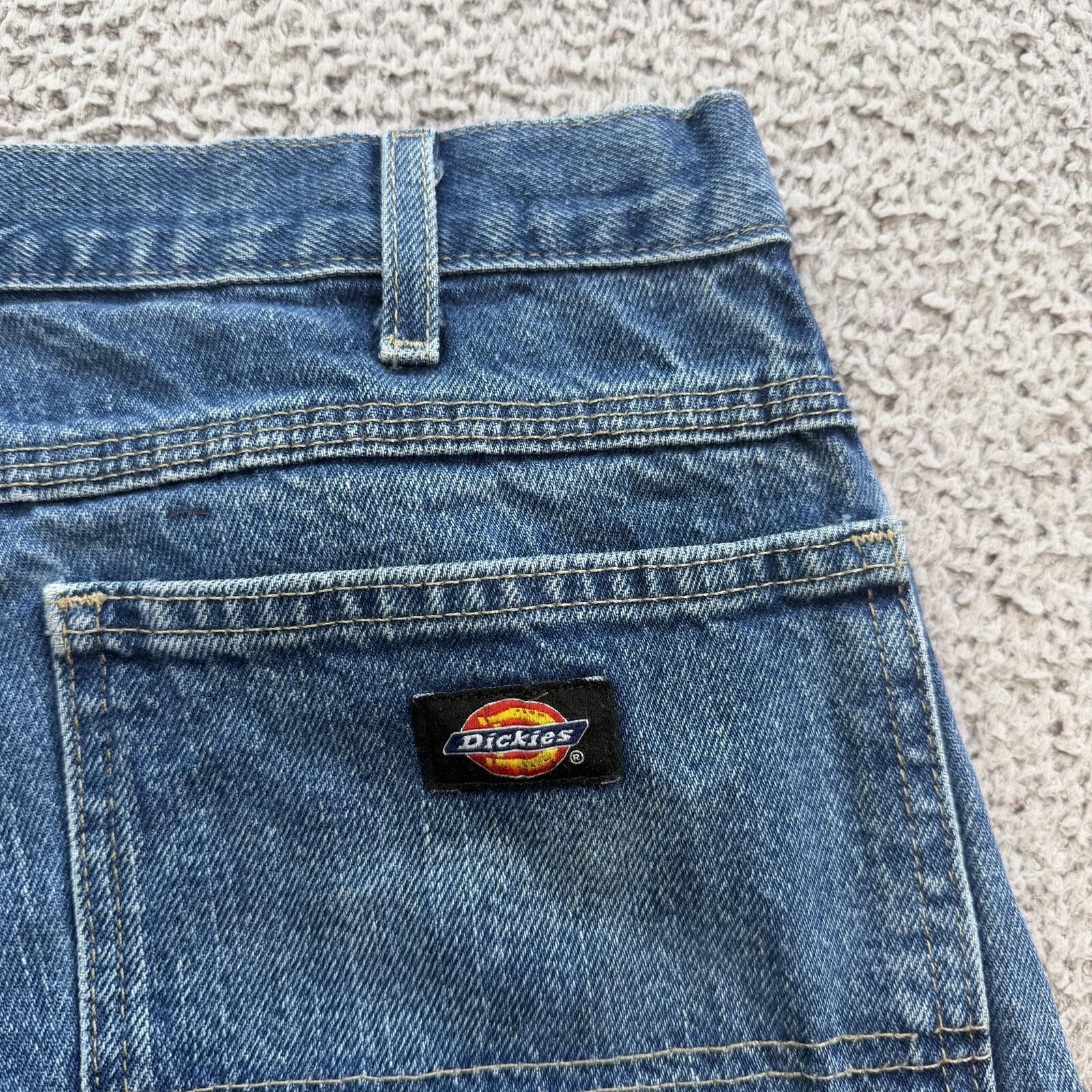 Dickies Vintage Dickies Carpenter Jeans Baggy Distressed Denim 30x30 Size US 30 / EU 46 - 5 Thumbnail