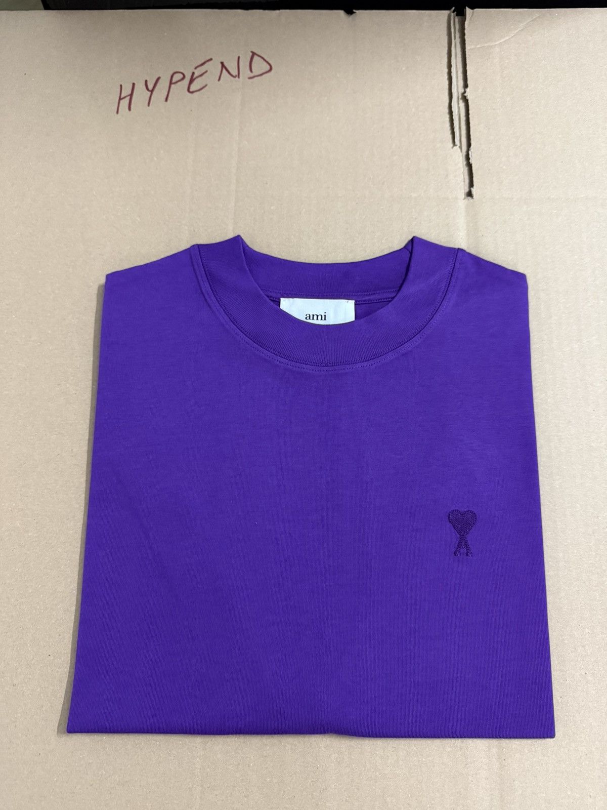 AMI Ami Paris Tonal Heart T-Shirt NEW Size US S / EU 44-46 / 1 - 1 Thumbnail