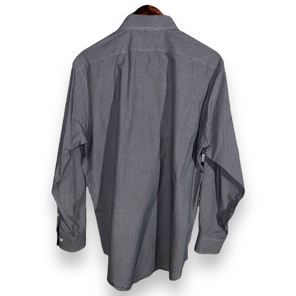Polo Ralph Lauren Polo Ralph Lauren Navy Micro Check Dress Shirt M 16 33 Size US M / EU 48-50 / 2 - 7 Thumbnail
