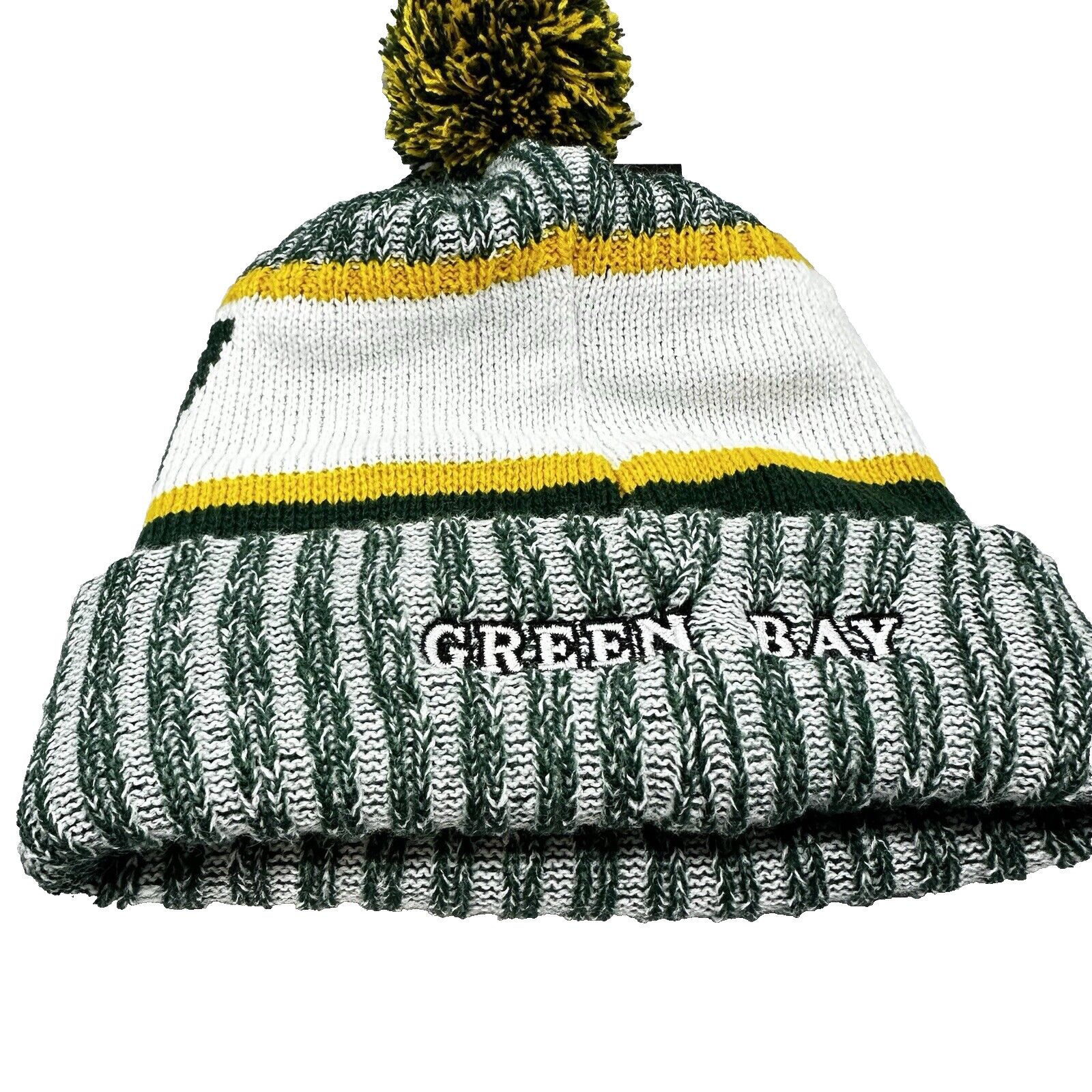 NFL New NFL Green Bay Packers Pom Pom Knit Hat Beanie Hat Cap Size ONE SIZE - 8 Thumbnail