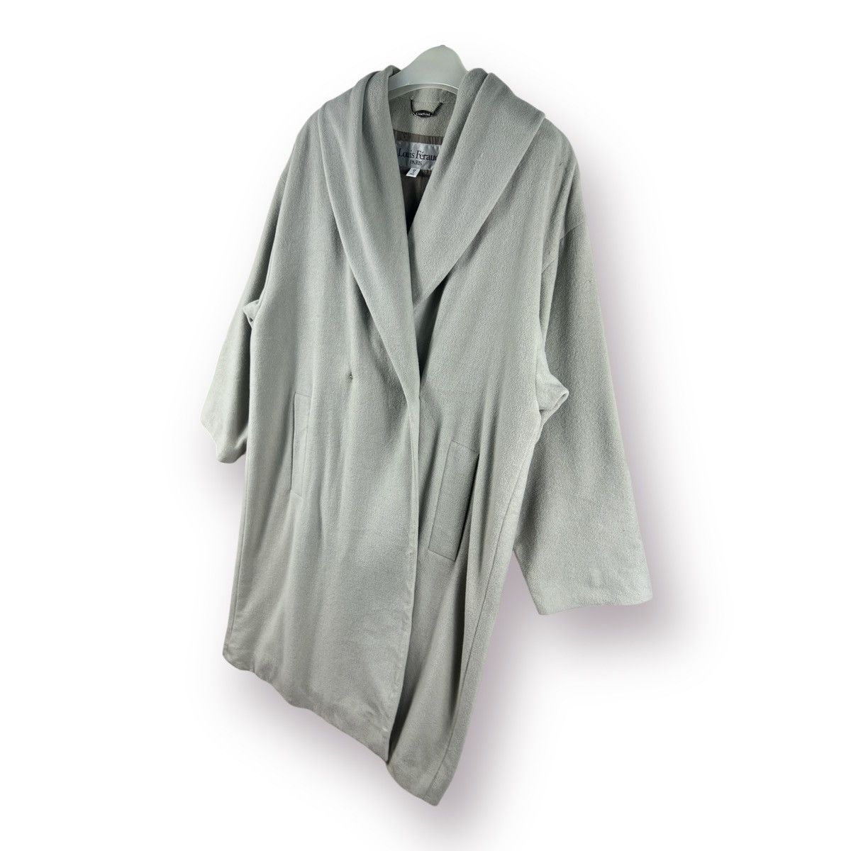 Louis Feraud × Vintage 🔥 Louis Féraud wool Long Coat Size L / US 10 / IT 46 - 2 Thumbnail