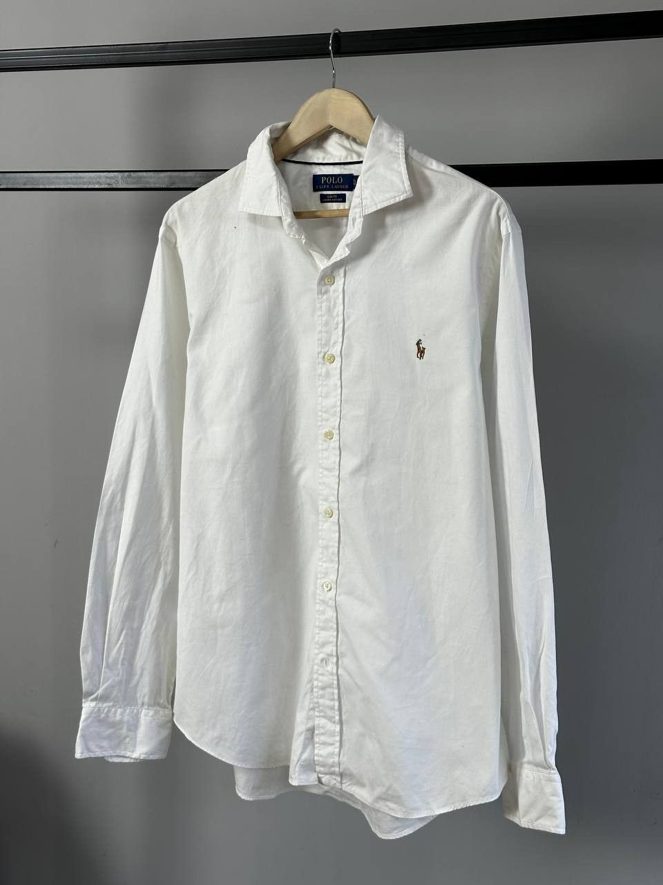 Polo Ralph Lauren Polo Ralph Lauren Luxury White Oxford SHIRT Size US XL / EU 56 / 4 - 2 Thumbnail