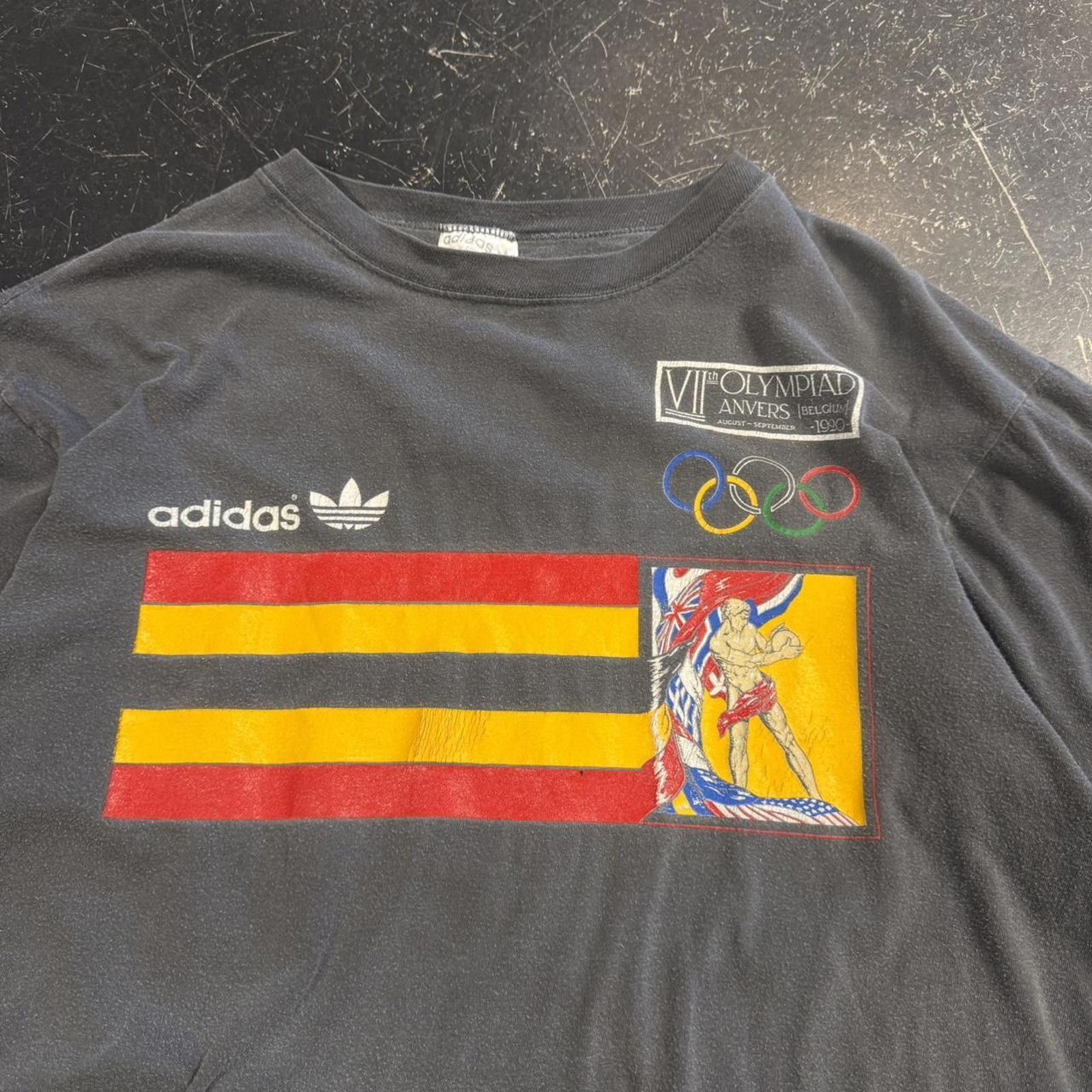 Adidas Vintage 1976 True Vintage Montreal Olympics Adidas Tee Size US XL / EU 56 / 4 - 5 Thumbnail