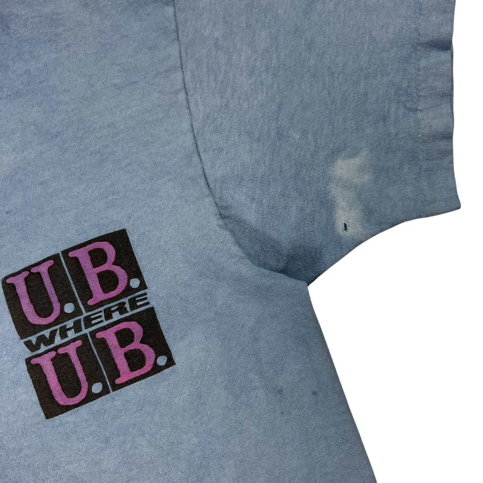 Vintage Vintage 1989 U B Where U B Grand Cayman over dye tee (M) Size US M / EU 48-50 / 2 - 6 Thumbnail