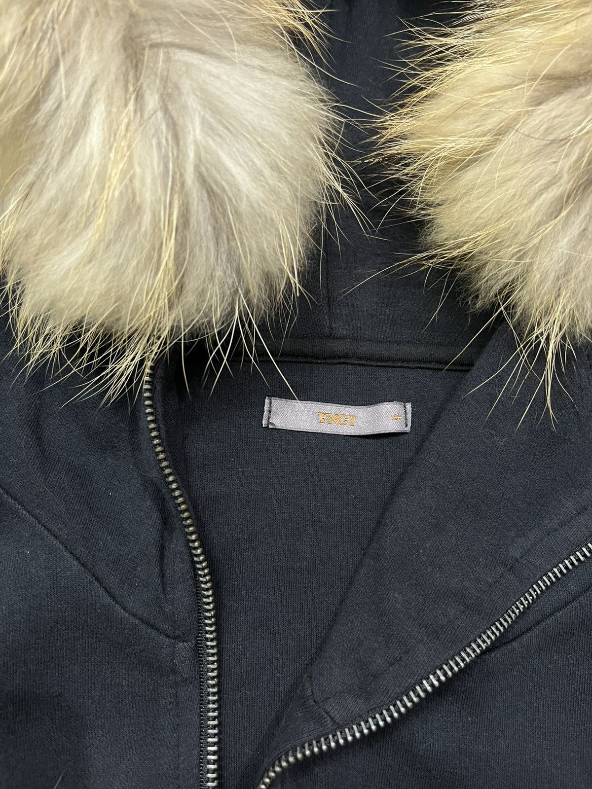 Yasuyuki Ishii Vintage tngt asymmetric faux fur hoodie Size US M / EU 48-50 / 2 - 6 Thumbnail