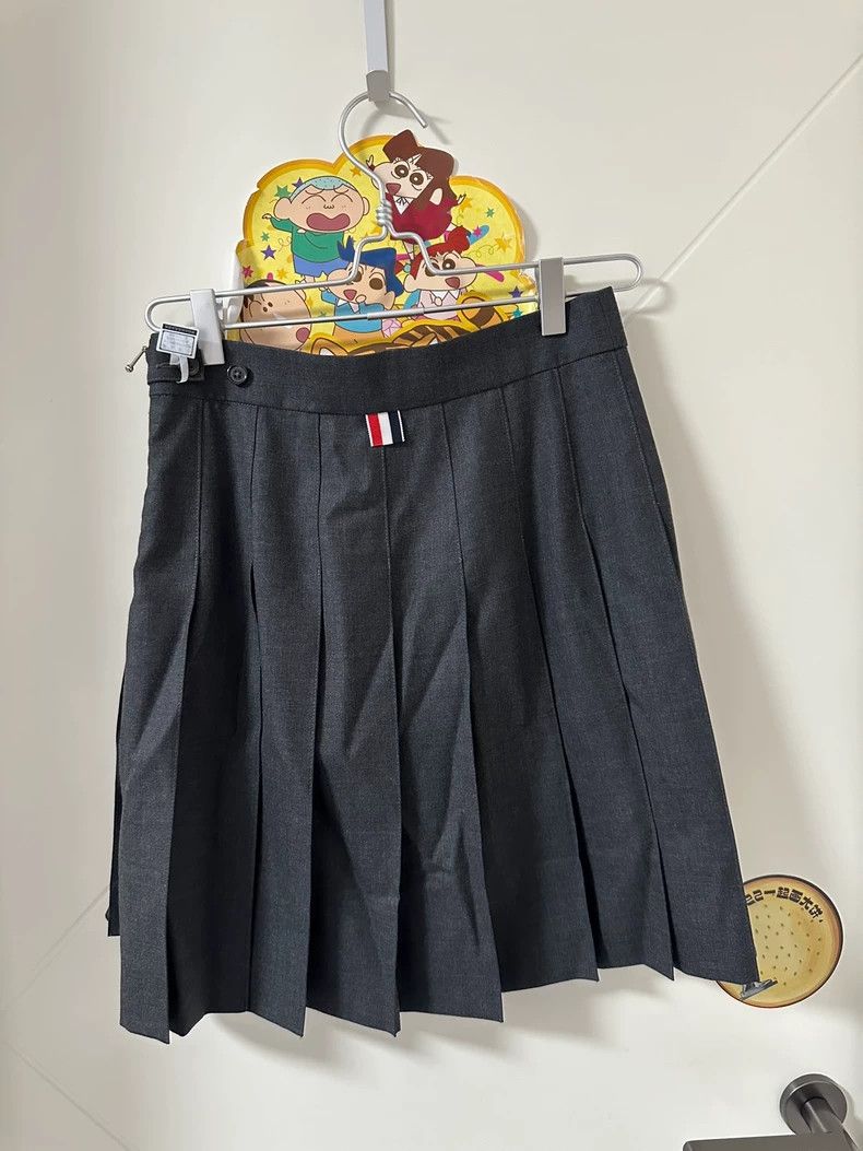 Thom Browne Thom Browne Dark grey pleated skirt Size 25" / US 0 / IT 36 - 2 Thumbnail