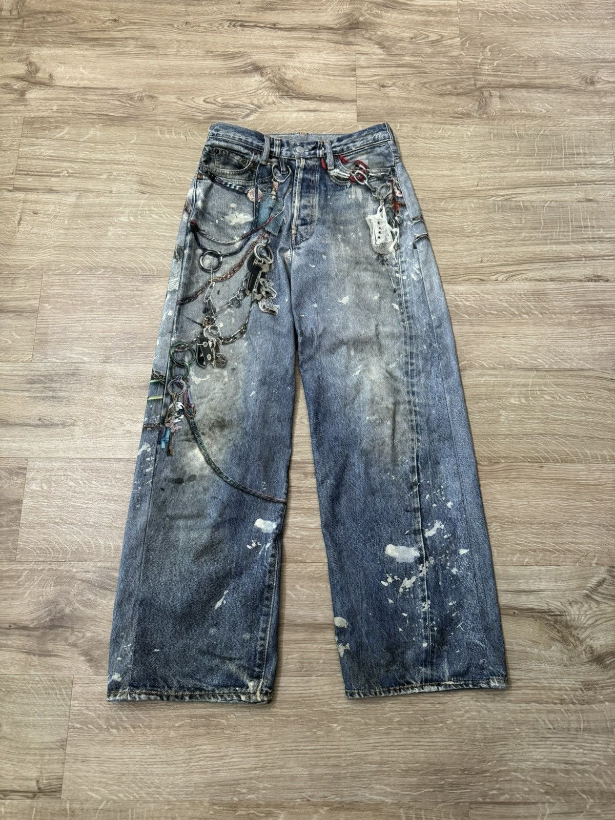 Acne Studios Acne Studios SS24 1981M Printed Keychain Jeans