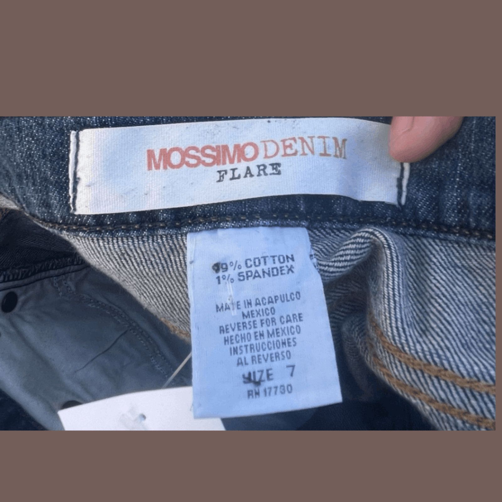Mossimo VTG Bootcut Jeans | Mossimo Dark Wash Y2K | Mall Era Fit Size 30" / US 8 / IT 44 - 2 Thumbnail