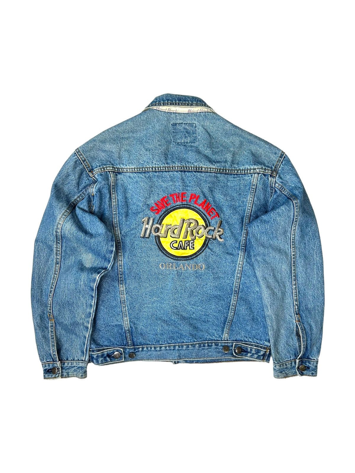 Hard Rock Cafe × Vintage Vintage Hard Rock Cafe denim jeans jacket 