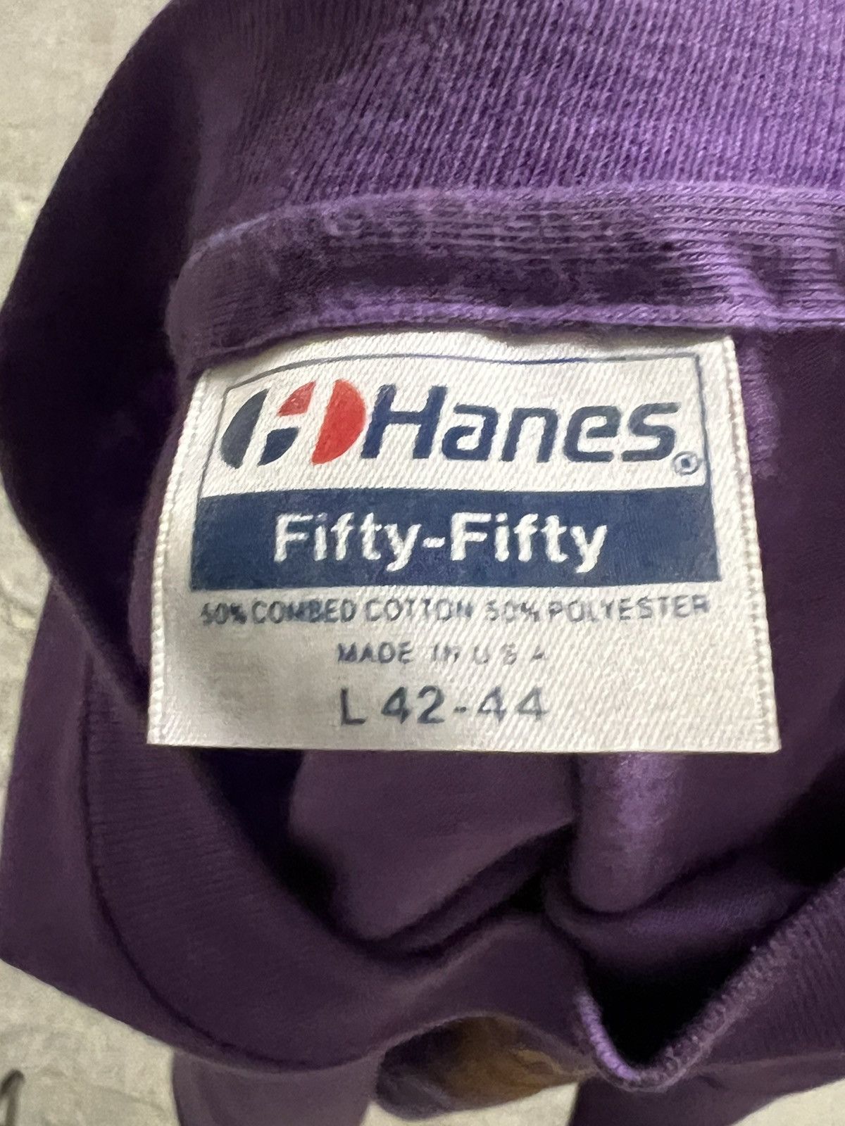 Hanes × Vintage Vintage 80s Booker T. Washington Alumni Single Stitch Tee Size US L / EU 52-54 / 3 - 3 Thumbnail