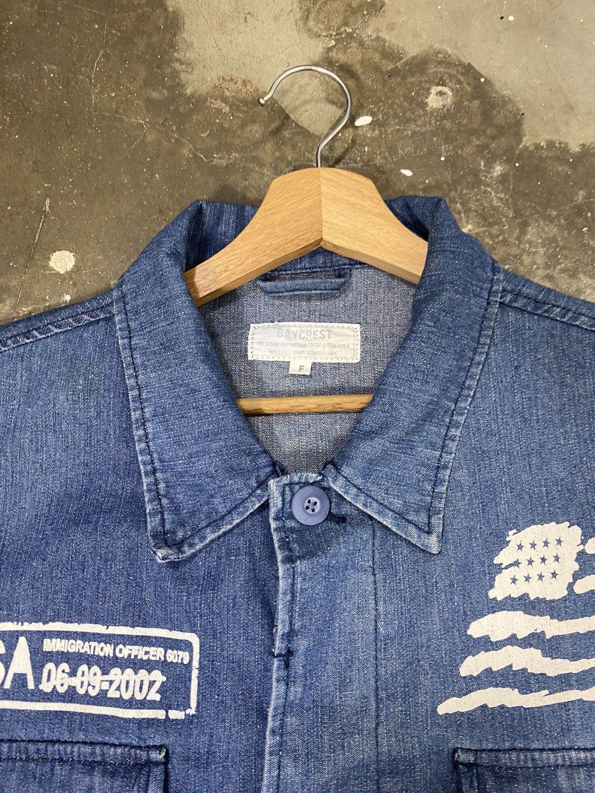 Japanese Brand A12 Rare - Baycrest Denim Chore Jacket Size US XL / EU 56 / 4 - 10 Thumbnail