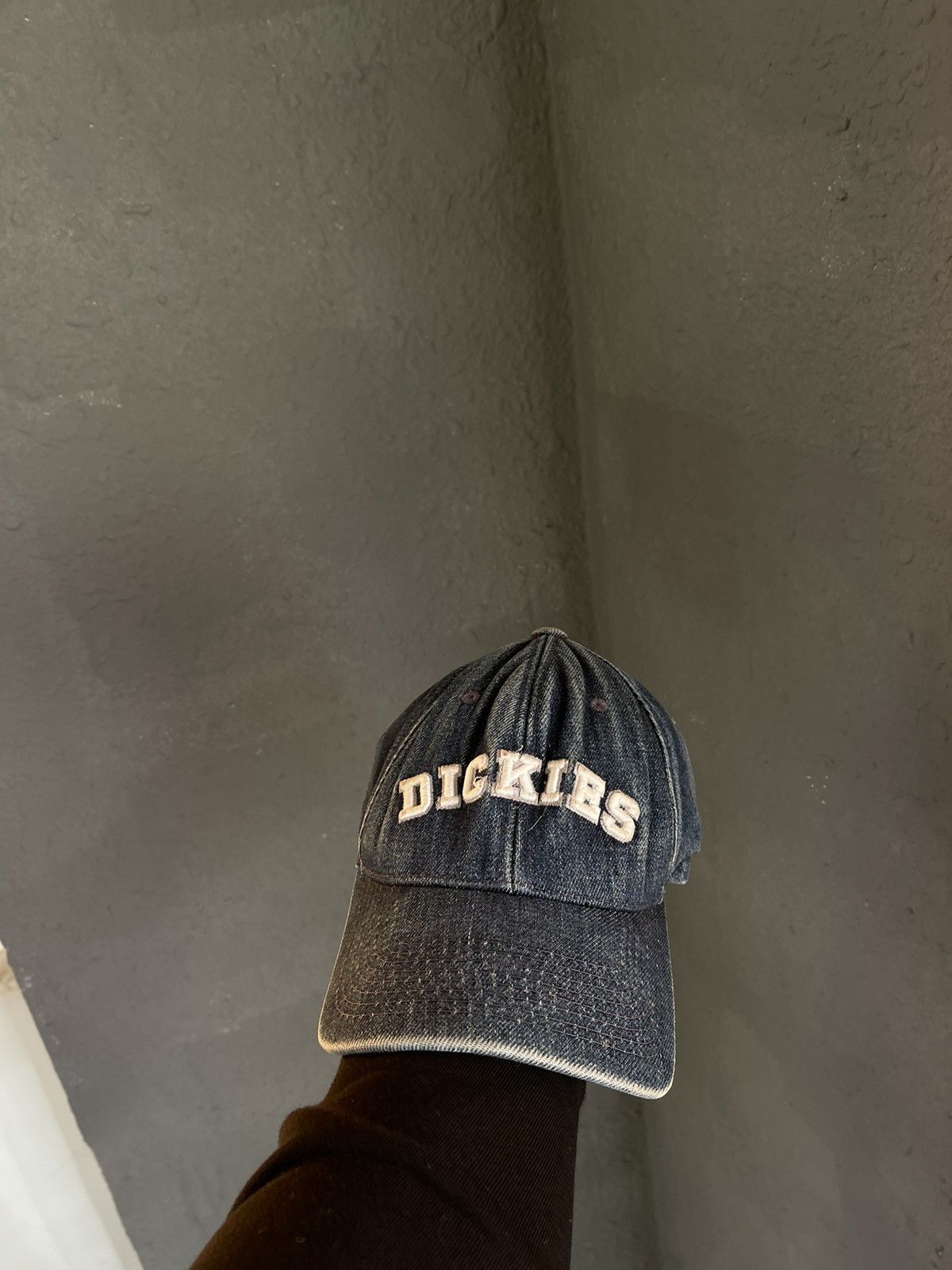 Dickies × Vintage DICKIES VINTAGE 90s BIG LOGO HAT CAP DENIM COTTON Size ONE SIZE - 1 Thumbnail