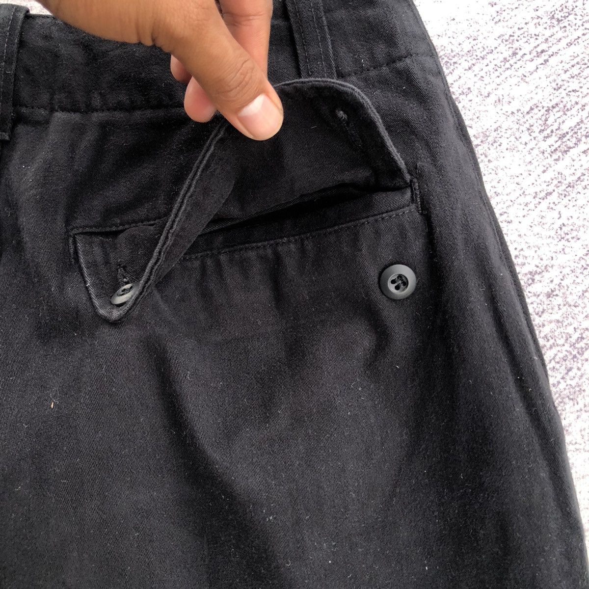 All Blacks Vintage Black pds Cargo Free Style Multpocket Pants Size US 29 - 12 Thumbnail