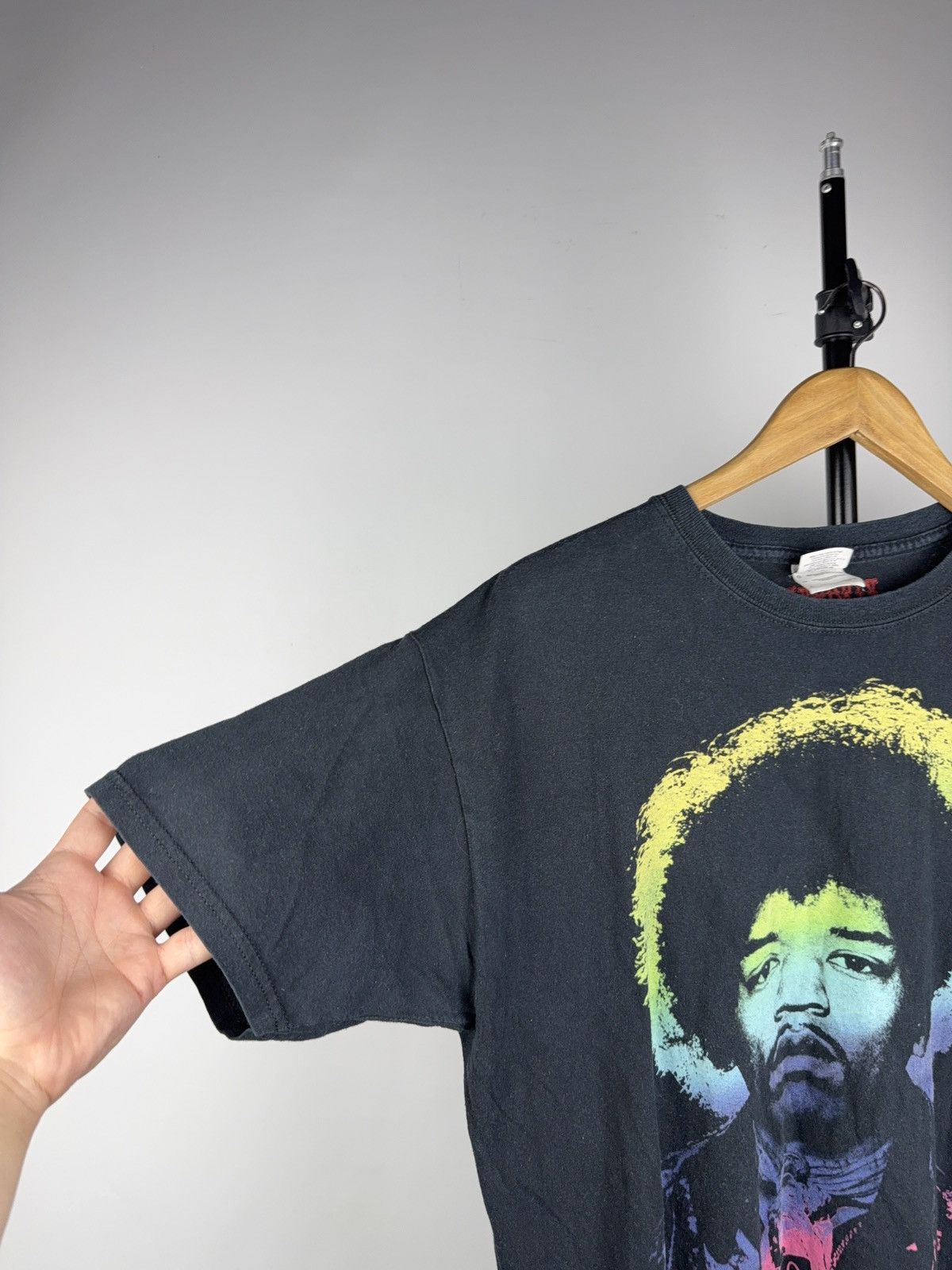 Jimi Hendrix Vintage 00s Legend Jimi Hendrix Retro logo T Shirt Y2K Size US L / EU 52-54 / 3 - 7 Thumbnail