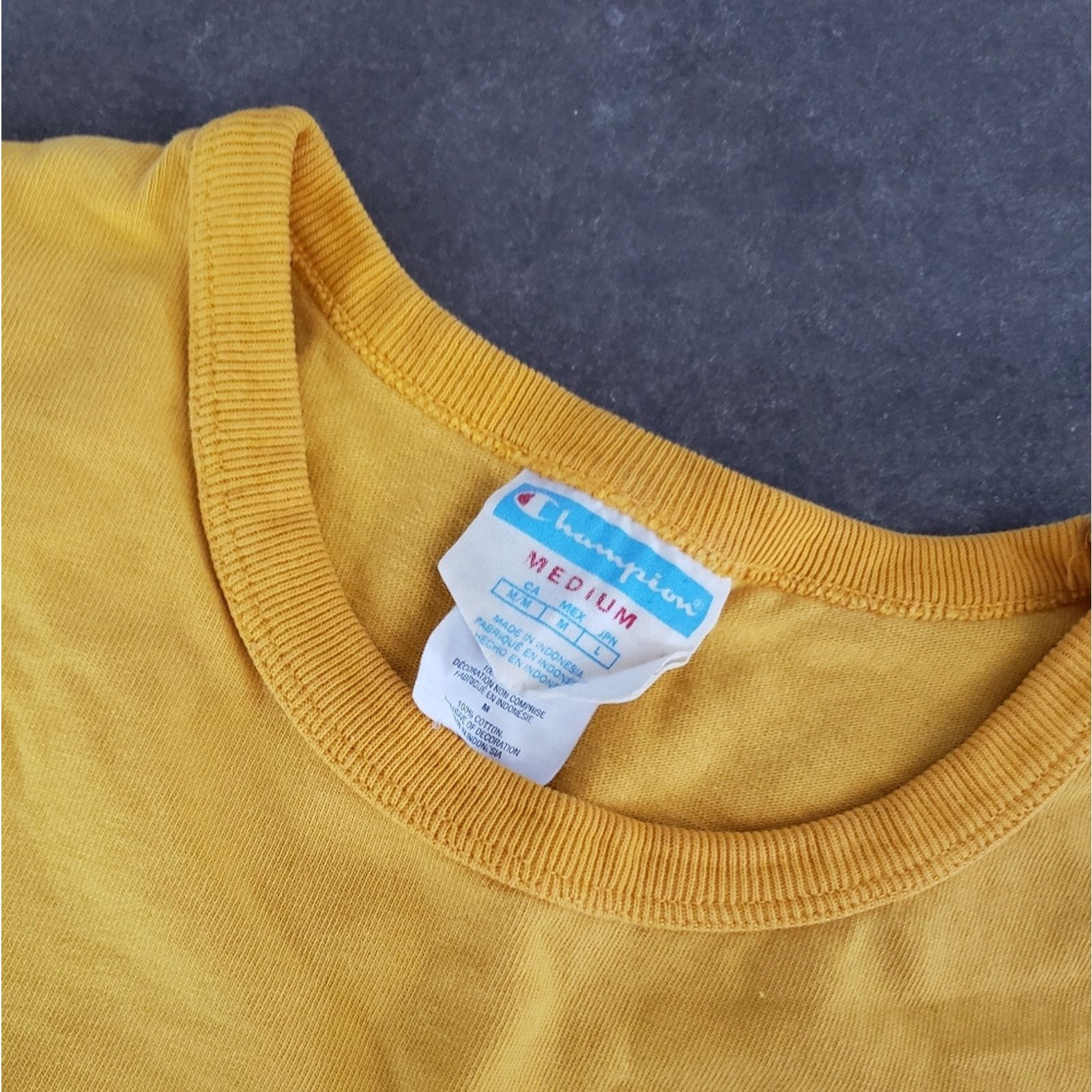 Champion Mustard | CHAMPION | Cropped Short Sleeve Size M / US 6-8 / IT 42-44 - 3 Thumbnail
