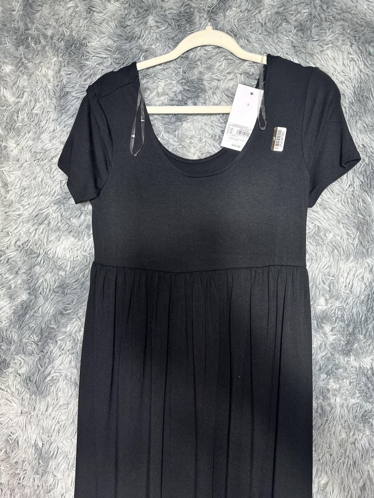 Isabel Marant Isabel Black Short Sleeve Maxi Dress Size S Size S / US 4 / IT 40 - 2 Thumbnail