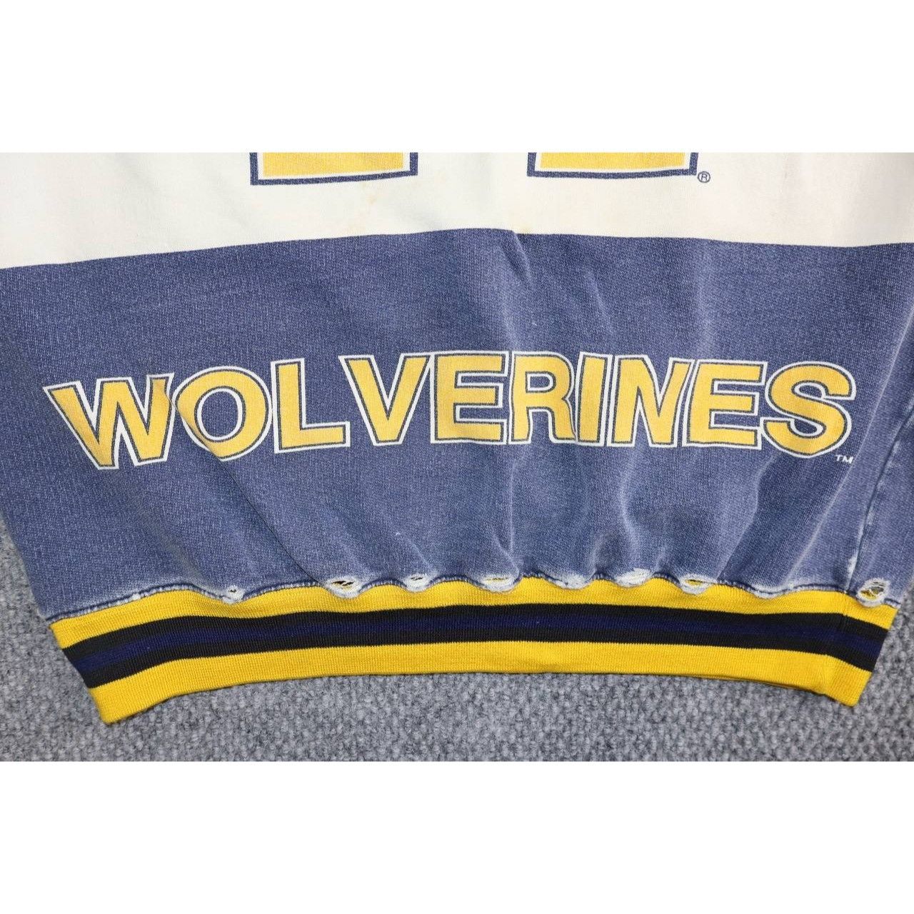 Nutmeg Vtg 90s Nutmeg Mills Michigan Wolverines Sweatshirt L Size US L / EU 52-54 / 3 - 6 Thumbnail