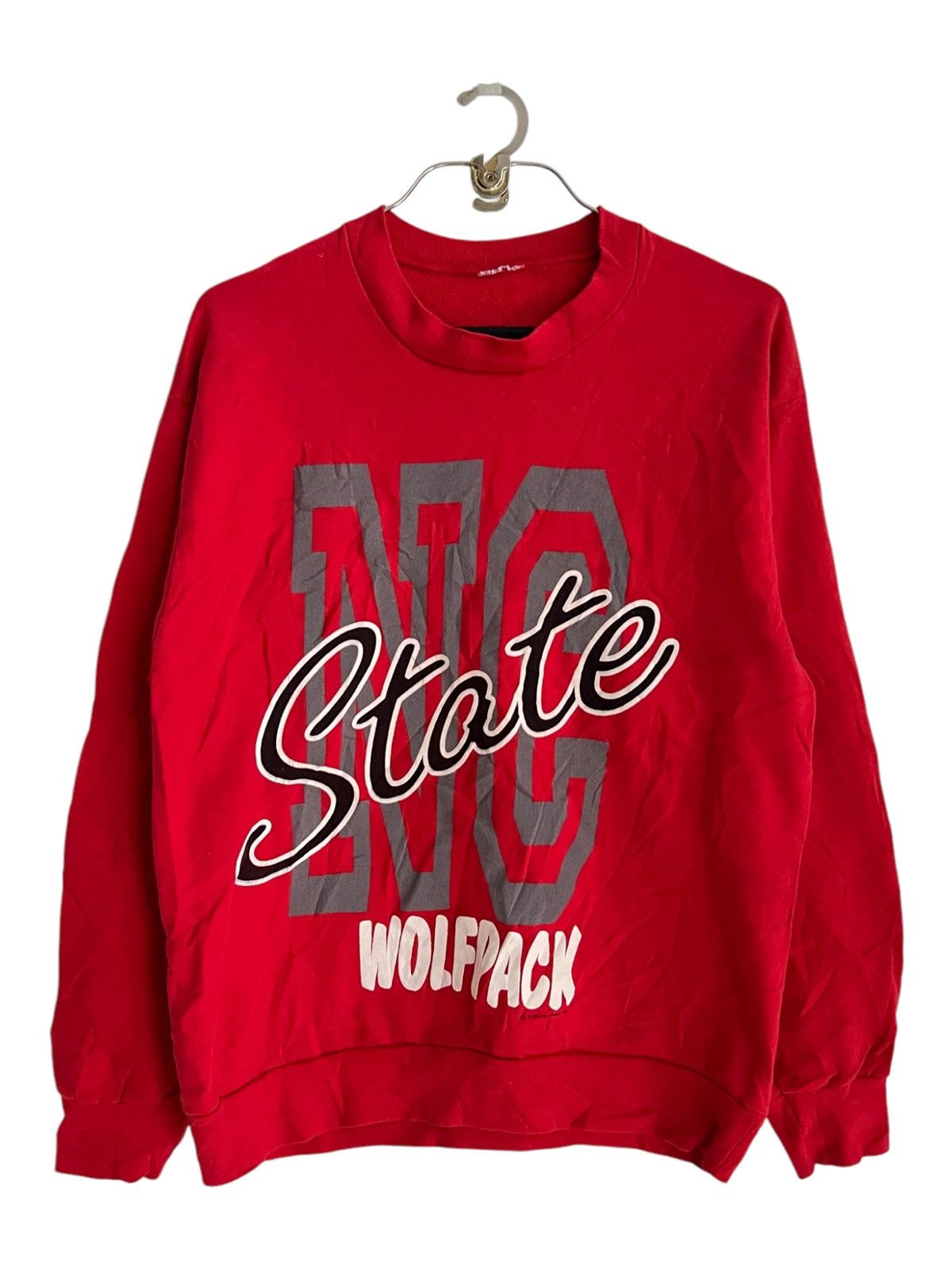 Vintage Vintage 90s North Carolina Wolfpack Ebert Sportwear Sweater Size US M / EU 48-50 / 2 - 1 Thumbnail