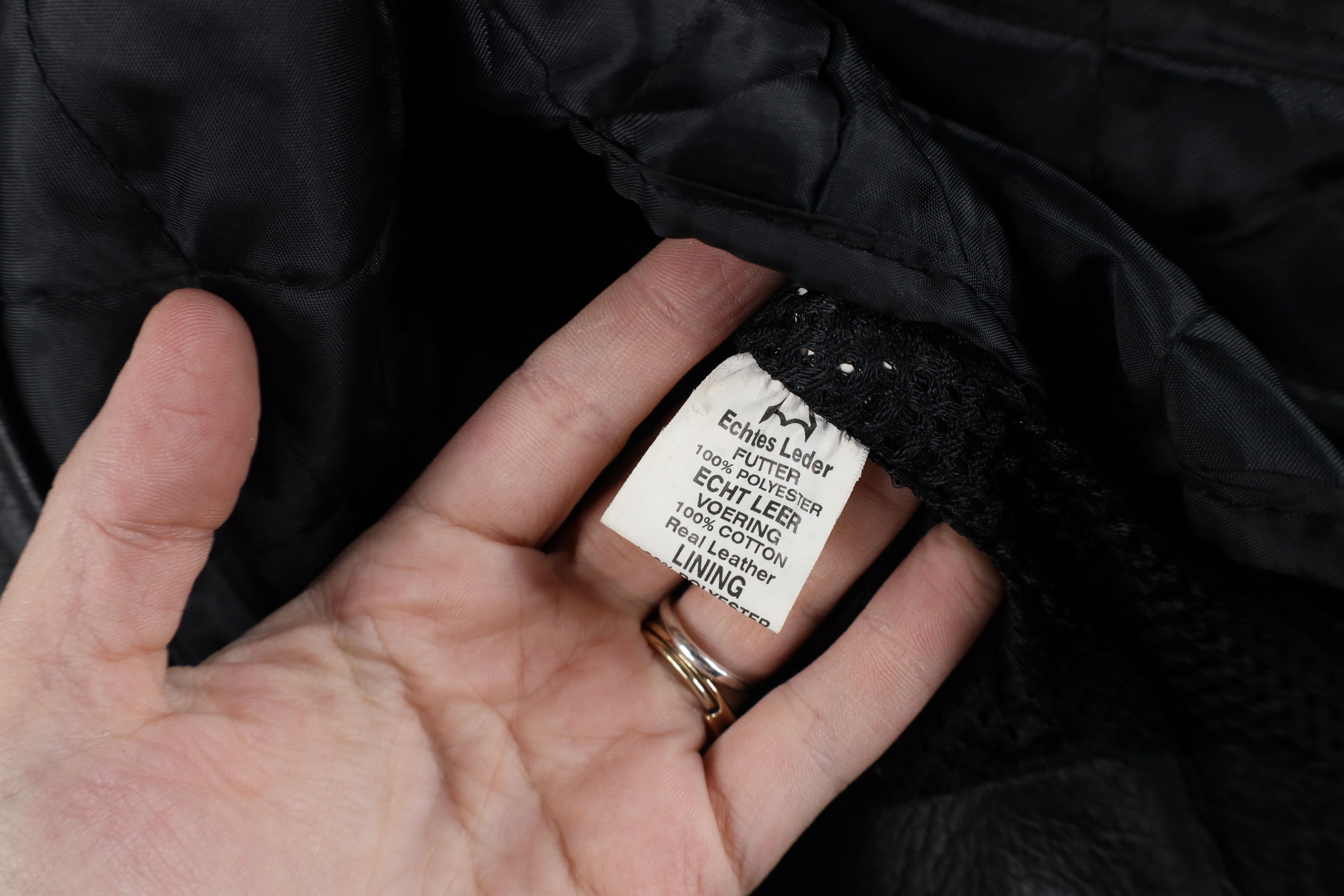 Vintage Vintage 90s Streetwear Braided Leather Motorcycle Jacket Size US M / EU 48-50 / 2 - 13 Thumbnail