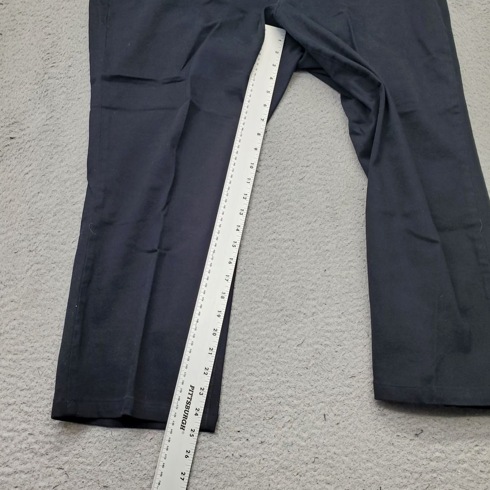 Vintage Style&co. Straight Jeans Womens 22W Black Denim Dark Wash 5-Pocket Streetwear Jeans Size 40" / US 18 - 4 Thumbnail
