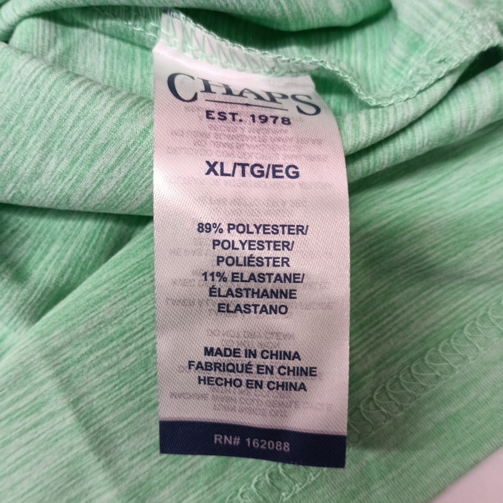 Chaps Chaps Everyday Performance Polo Shirt Men's Size XL Jade Size US XL / EU 56 / 4 - 7 Thumbnail