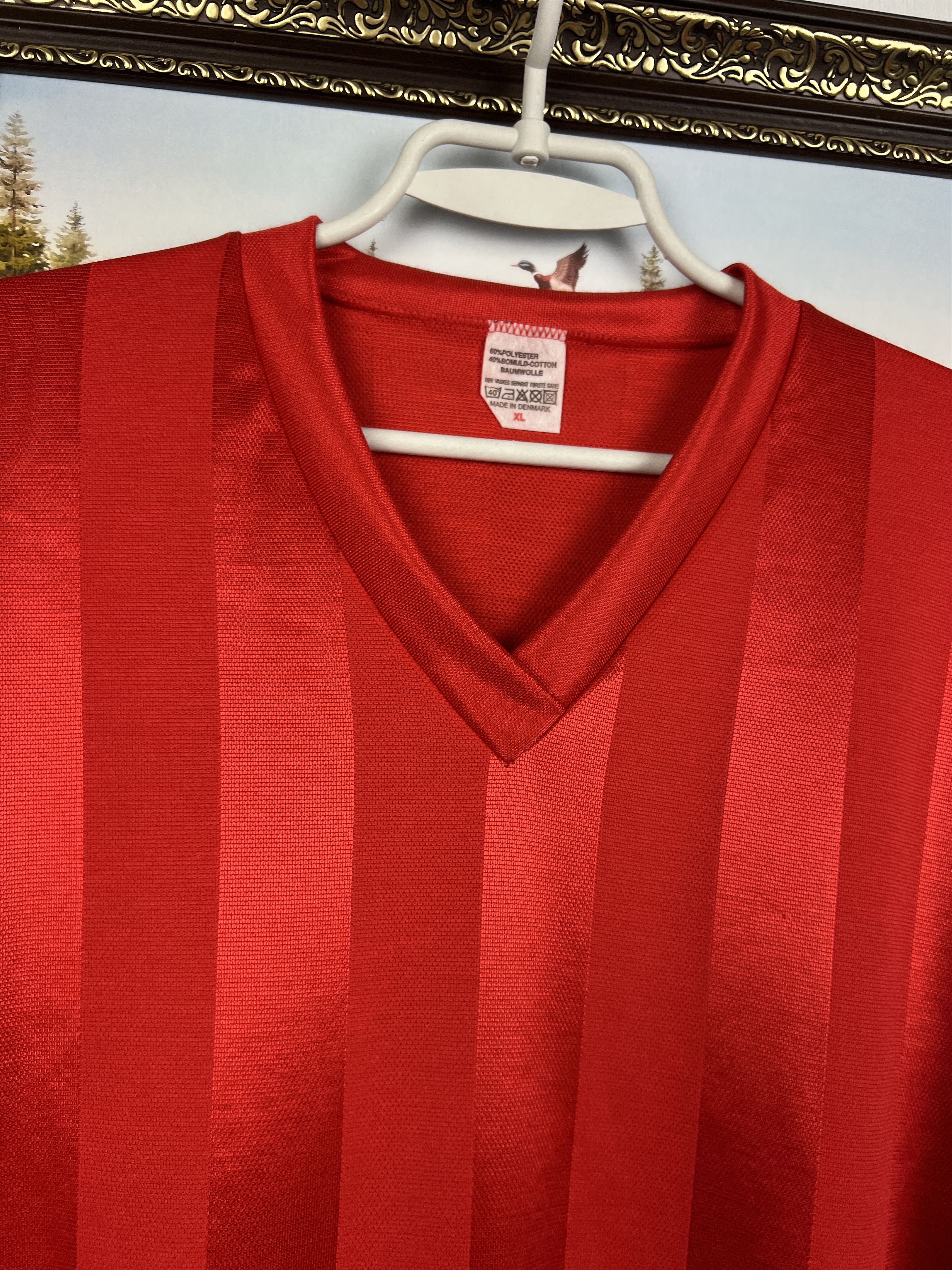 Vintage Denmark Football Template Shirt Long Sleeve Jersey Trikot Size US L / EU 52-54 / 3 - 3 Thumbnail