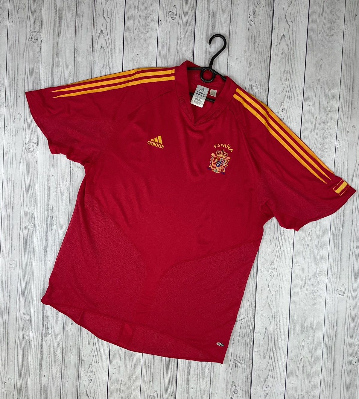 Adidas Vintage adidas Spain soccer jersey size XL Espania Size US XL / EU 56 / 4 - 1 Thumbnail