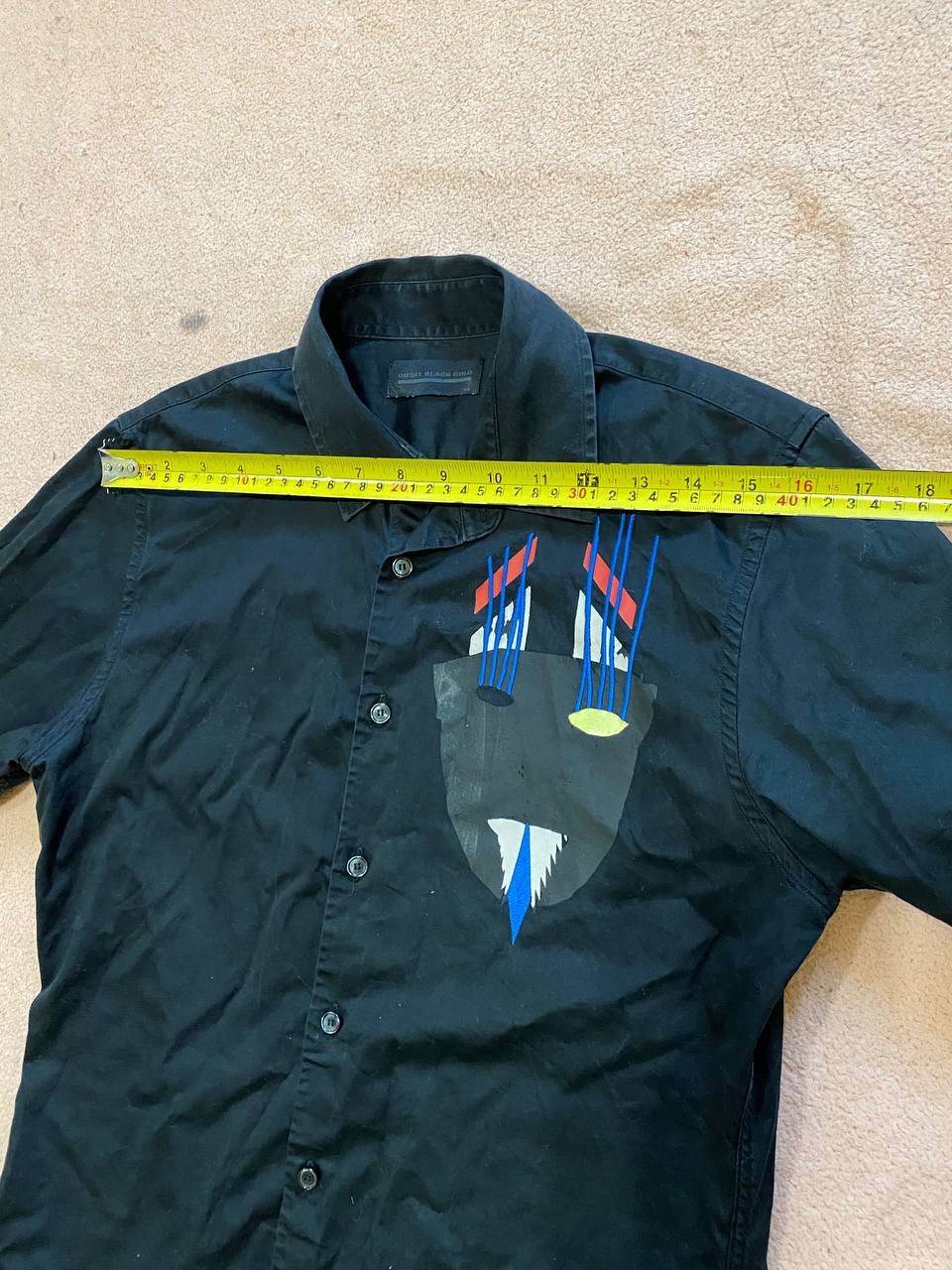 Diesel Black Gold Vintage Diesel Black Gold Classic Fit Button Up Shirt Size S Size US S / EU 44-46 / 1 - 9 Thumbnail