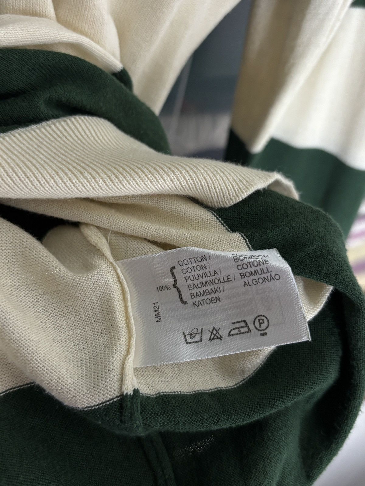 Burberry Vintage Striped Rugby Thin Sweater Old Money
