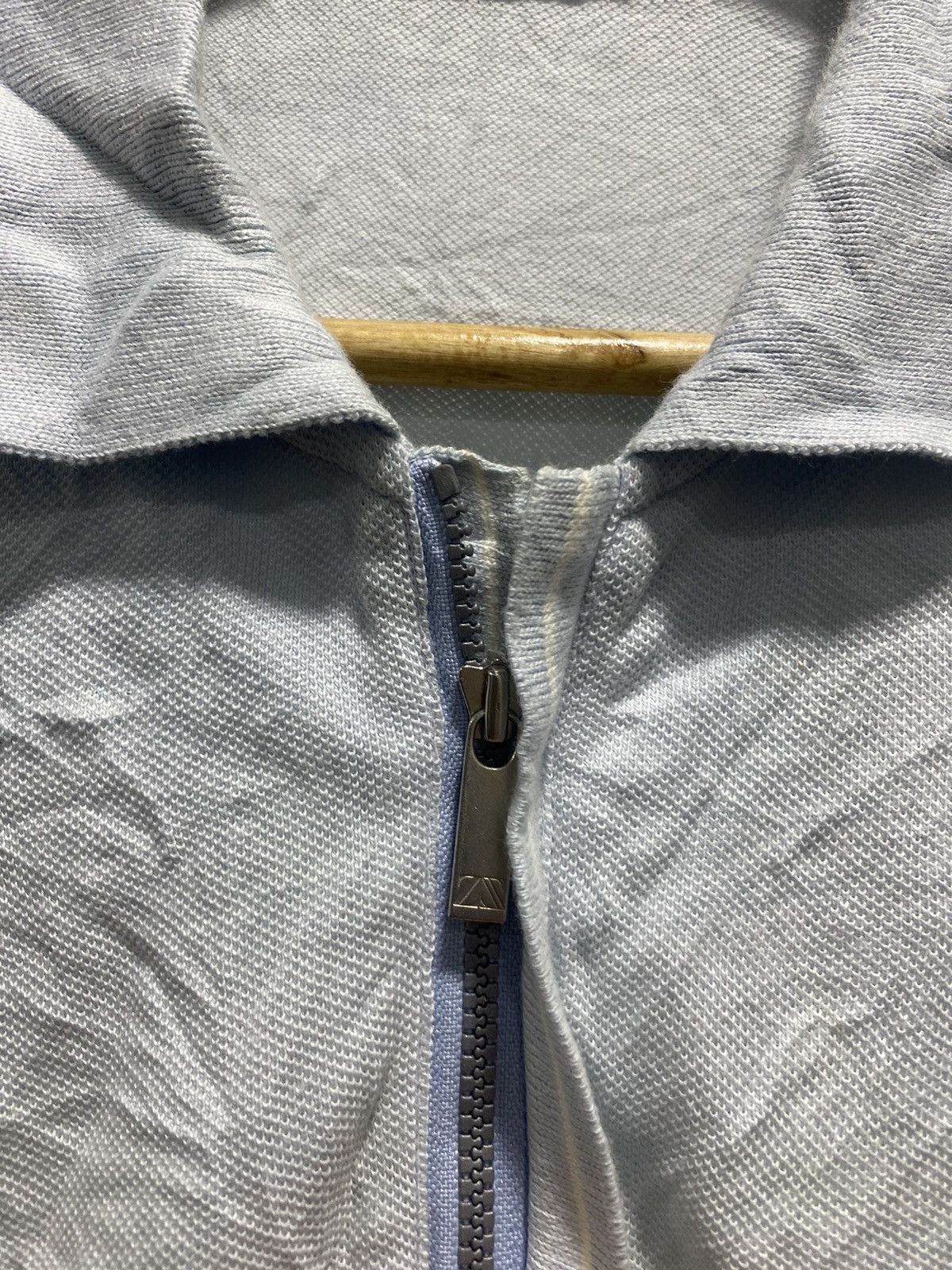 Designer × Ermenegildo Zegna × Z Zegna RARE☠️ Zegna Sports Polo Longsleeve Ls Zip Up Luxury Golf Size US M / EU 48-50 / 2 - 5 Thumbnail