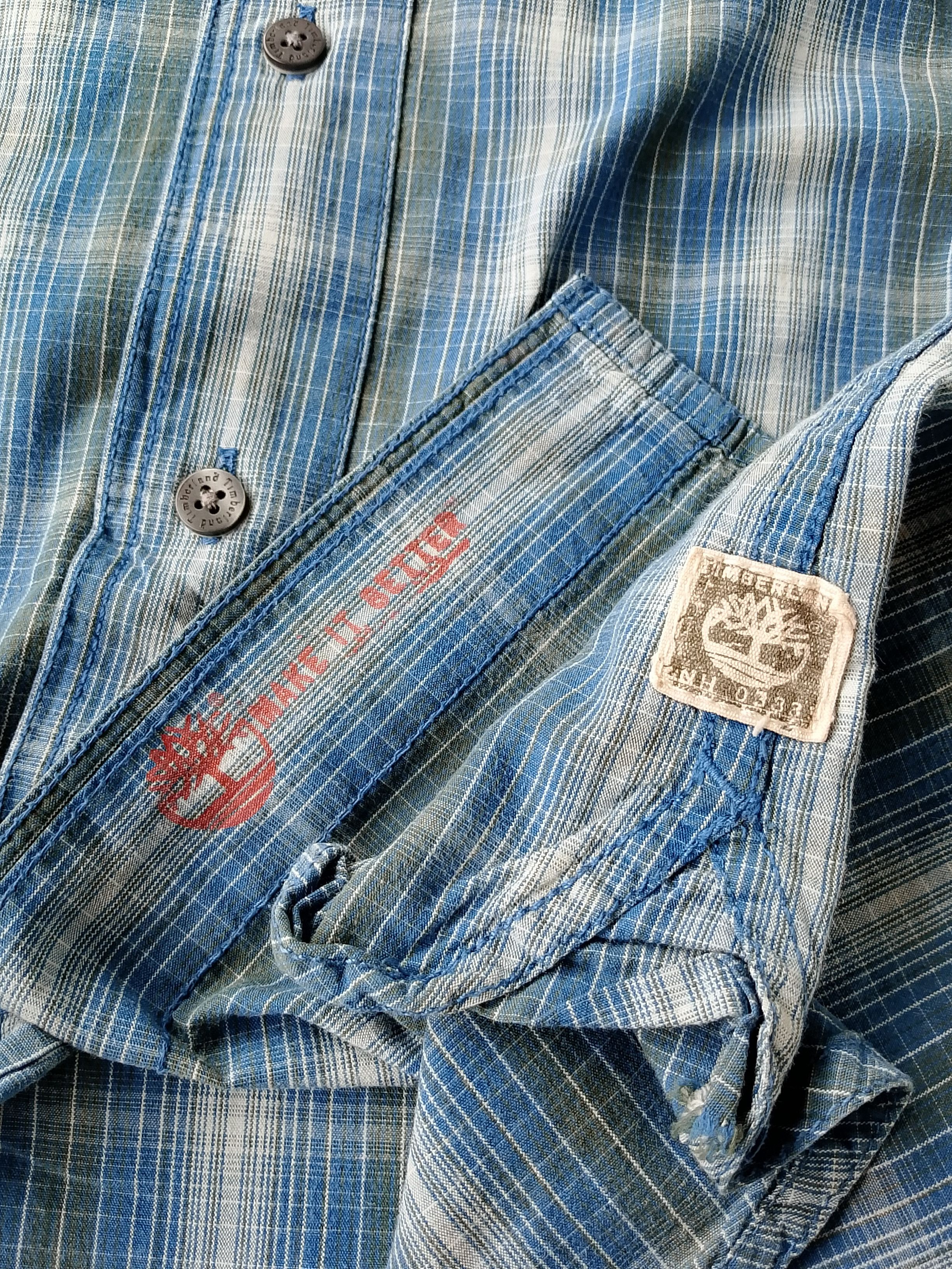 Timberland Timberland 2007 "A1H 0333" Heritage Label Plaid Long Sleeve Size US L / EU 52-54 / 3 - 7 Thumbnail