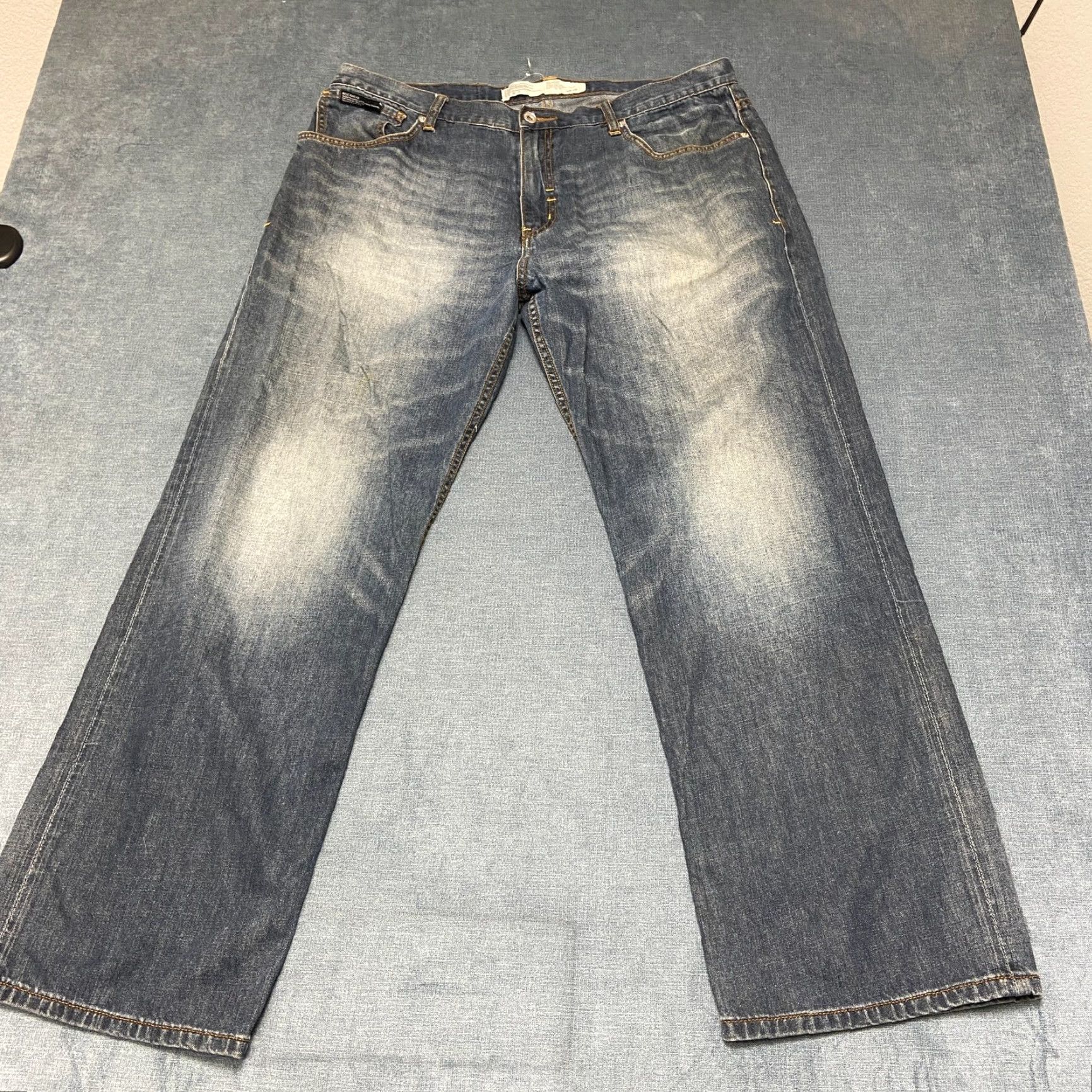 Rocawear VINTAGE Rocawear Jeans Mens 38x32 Blue Denim Medium Wash Straight Leg Everyday Wear Size US 38 / EU 54 - 7 Thumbnail