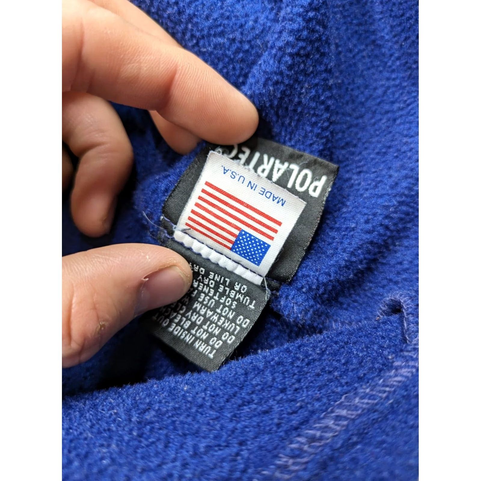 Orvis VINTAGE ORVIS USA MADE Jacket Fleece Quarter Zip Pullover Blue Mens Medium Size US M / EU 48-50 / 2 - 7 Thumbnail